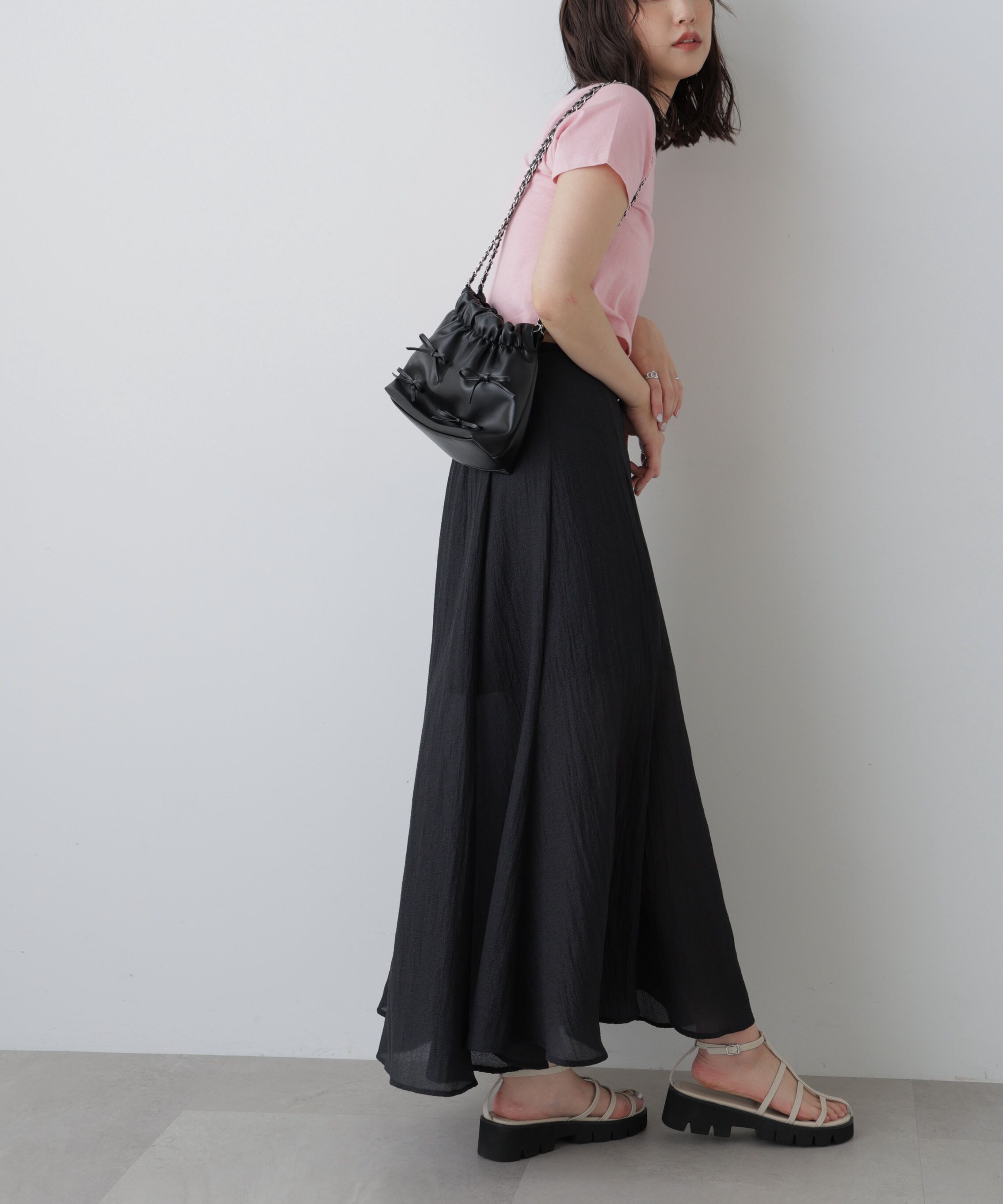  「シアー2wayマーメイドスカート」|スカート|