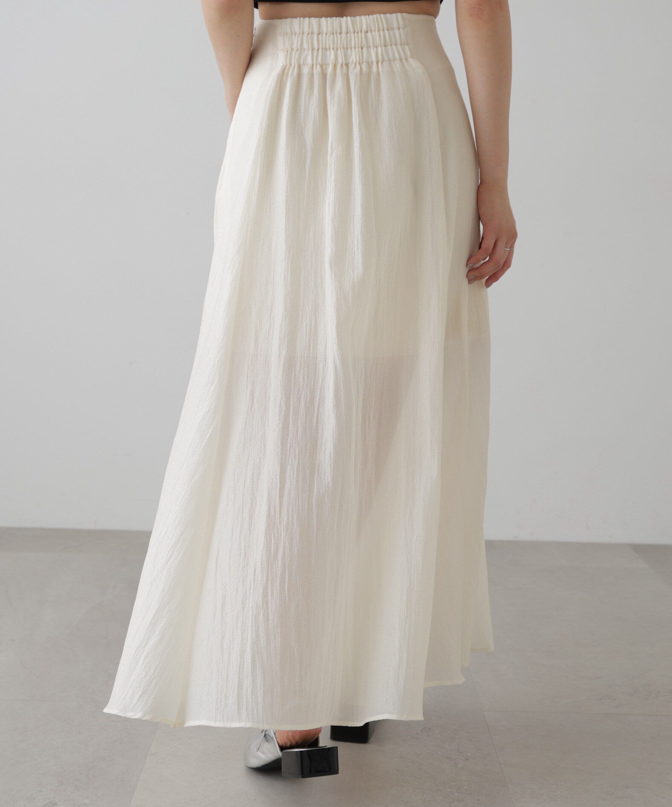  「シアー2wayマーメイドスカート」|スカート|