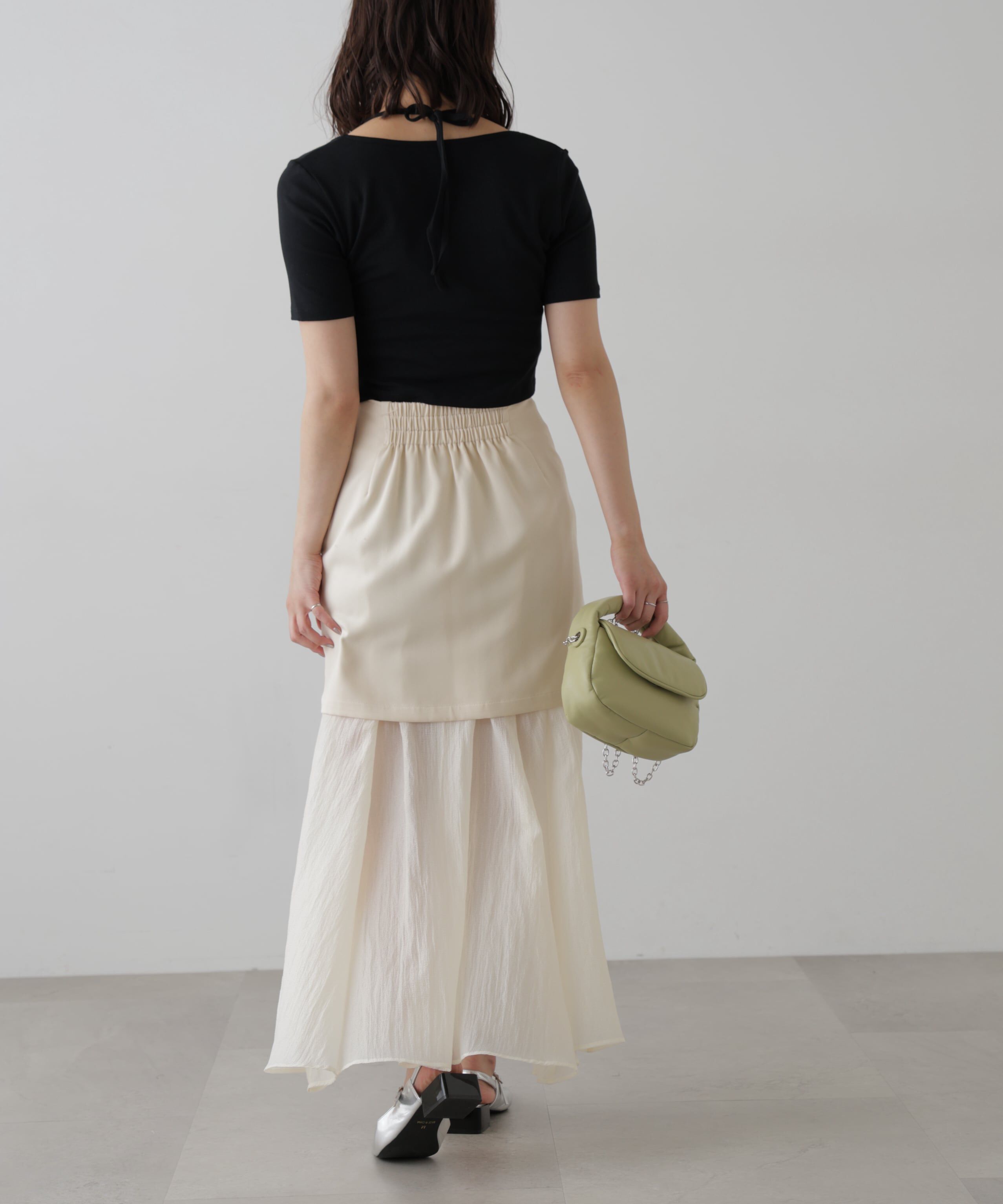 「シアー2wayマーメイドスカート」|スカート|