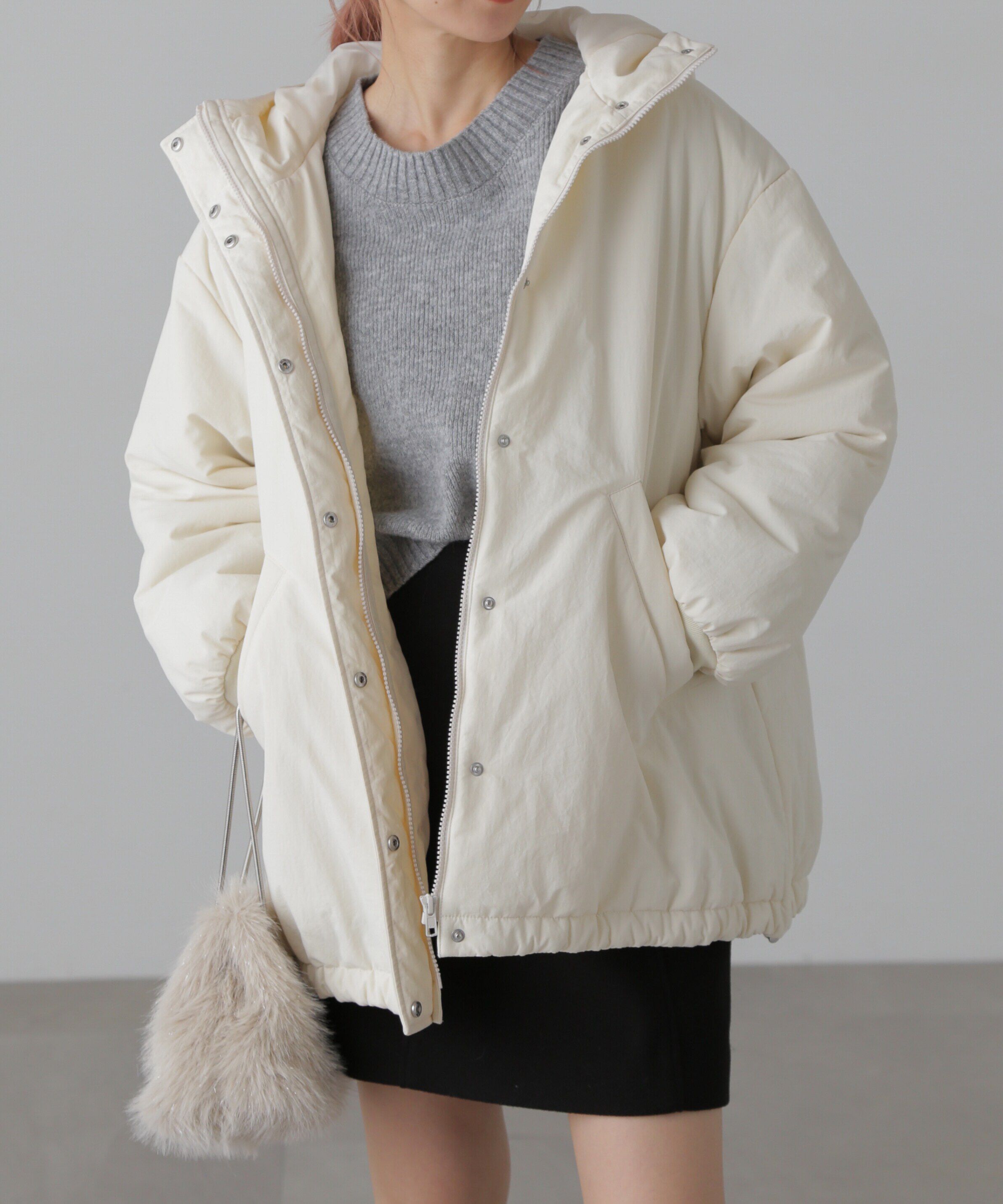  「ミドル丈中綿ブルゾン」|ブルゾン・スタジャン|オフ