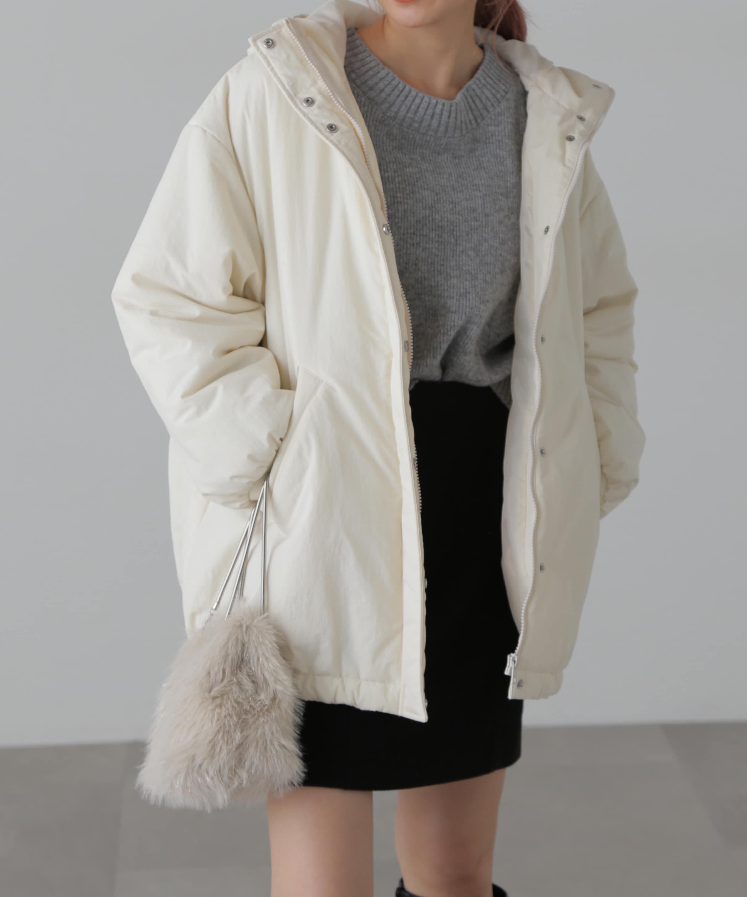  「ミドル丈中綿ブルゾン」|ブルゾン・スタジャン|