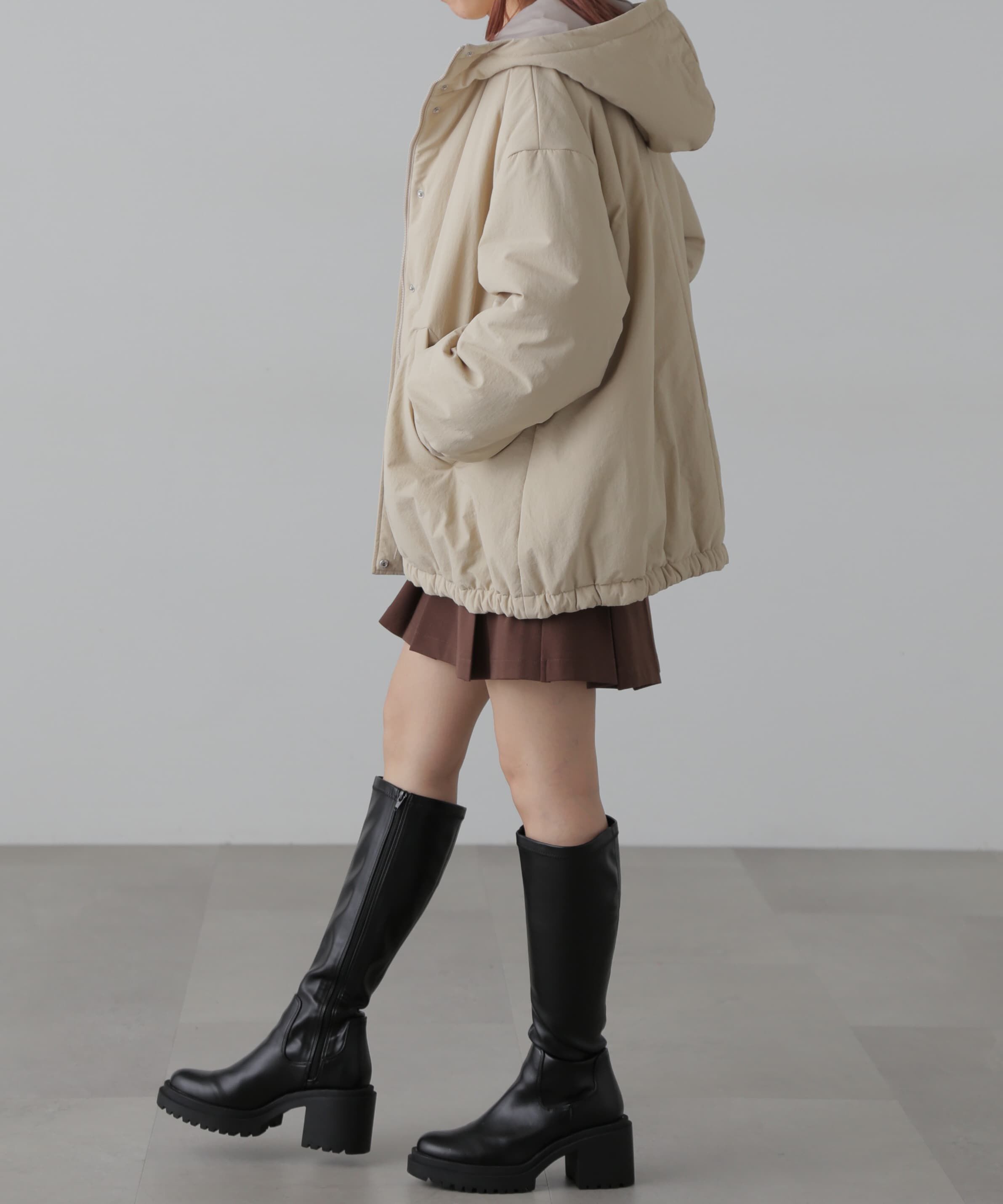  「ミドル丈中綿ブルゾン」|ブルゾン・スタジャン|