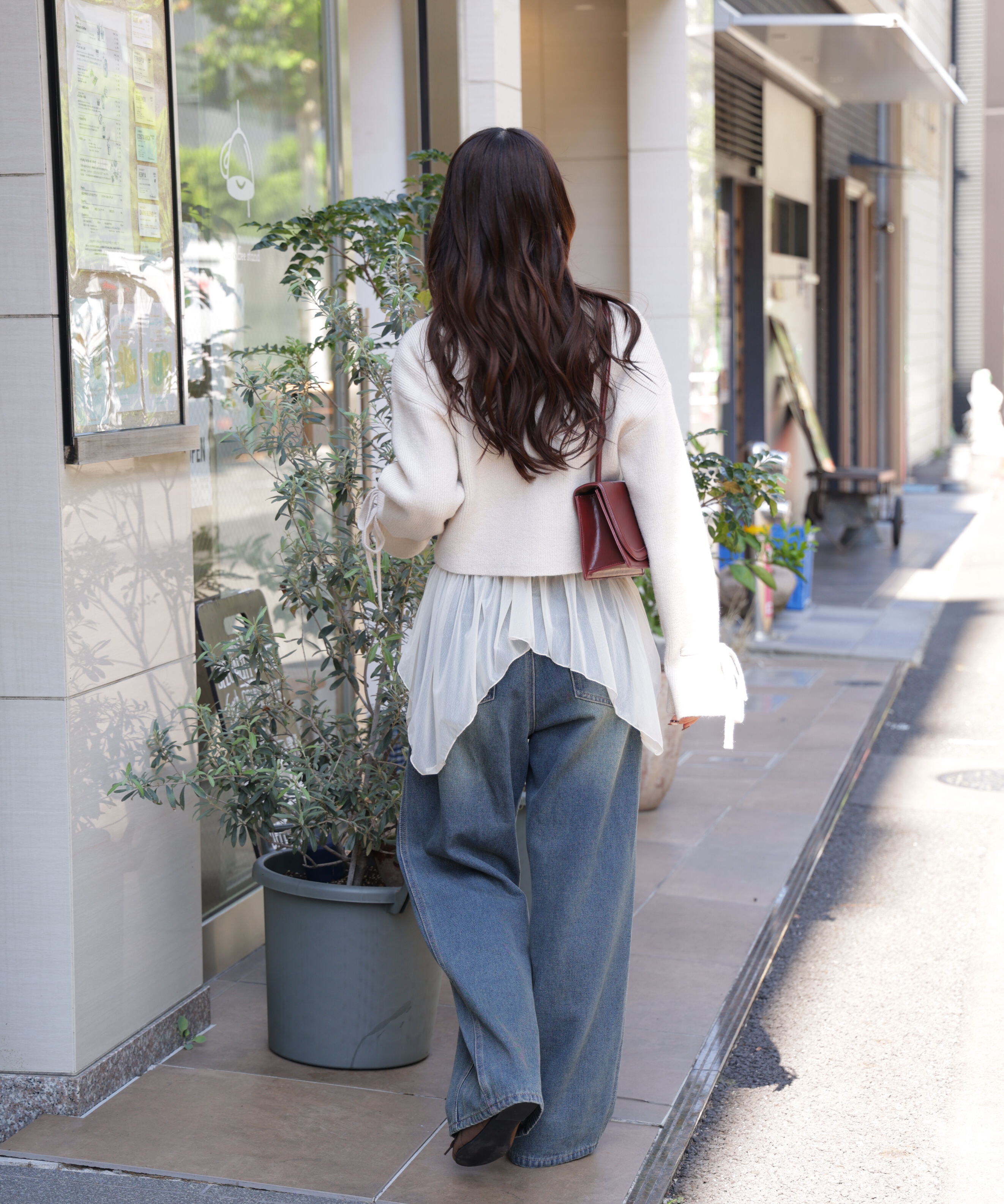  「ダブルジップキャンディスリーブカーディガン」|ニット・セーター|