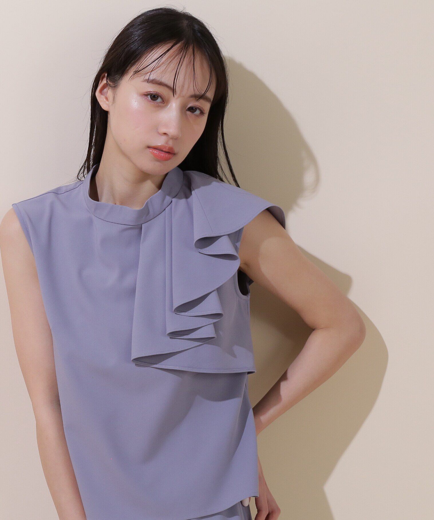  「アシメラッフルセットアップ」|ワンピース|