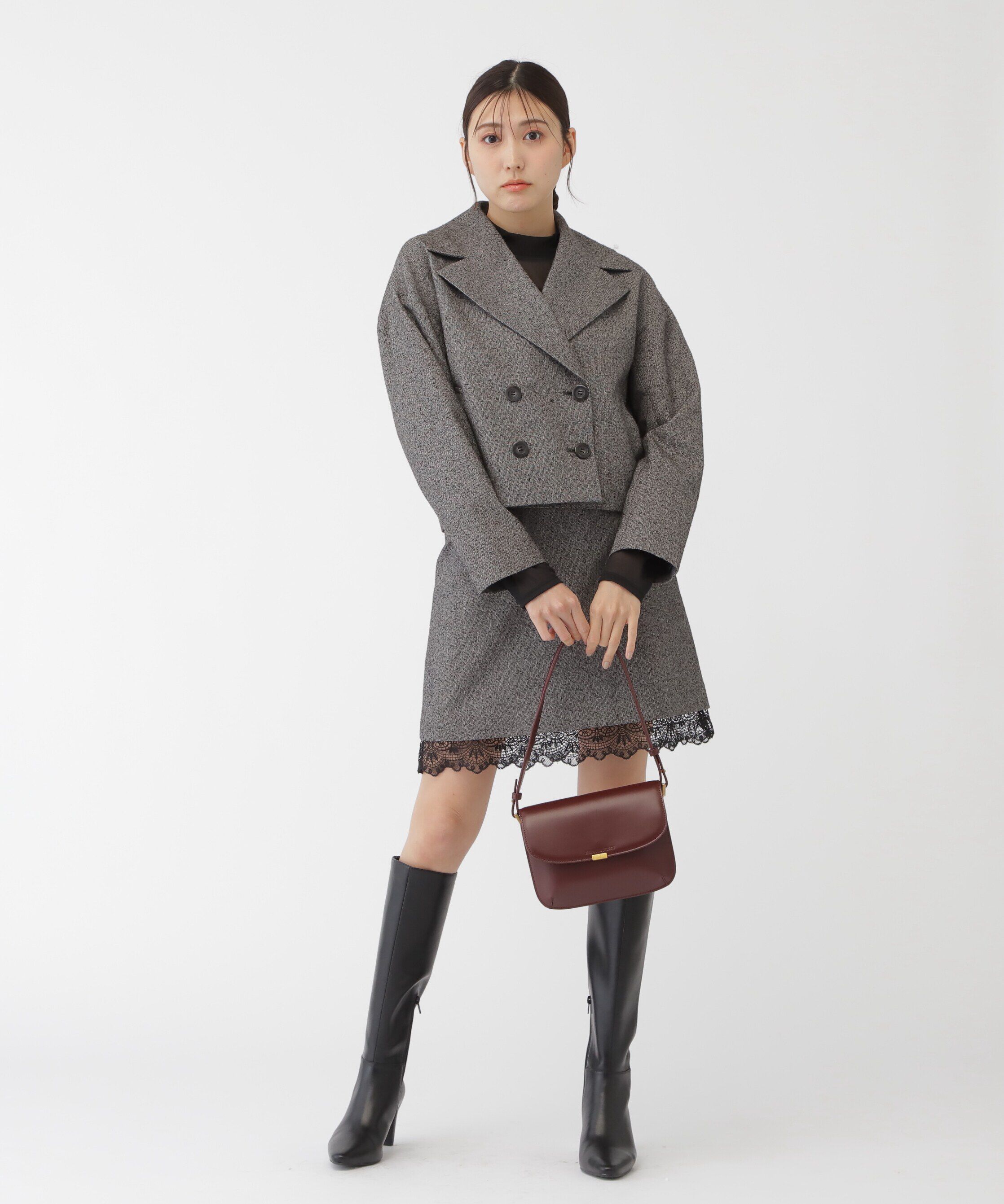  「ネップツイードビッグカラージャケット」|その他|