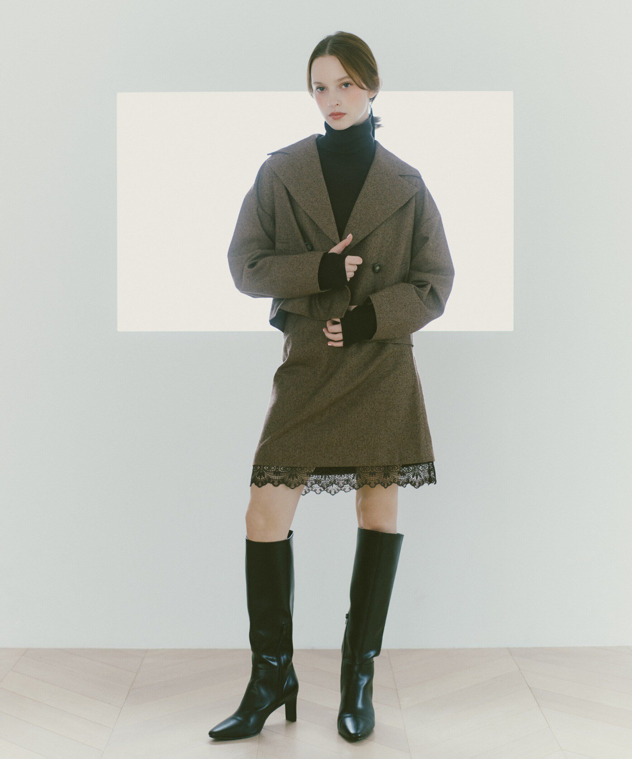  「ネップツイードビッグカラージャケット」|その他|