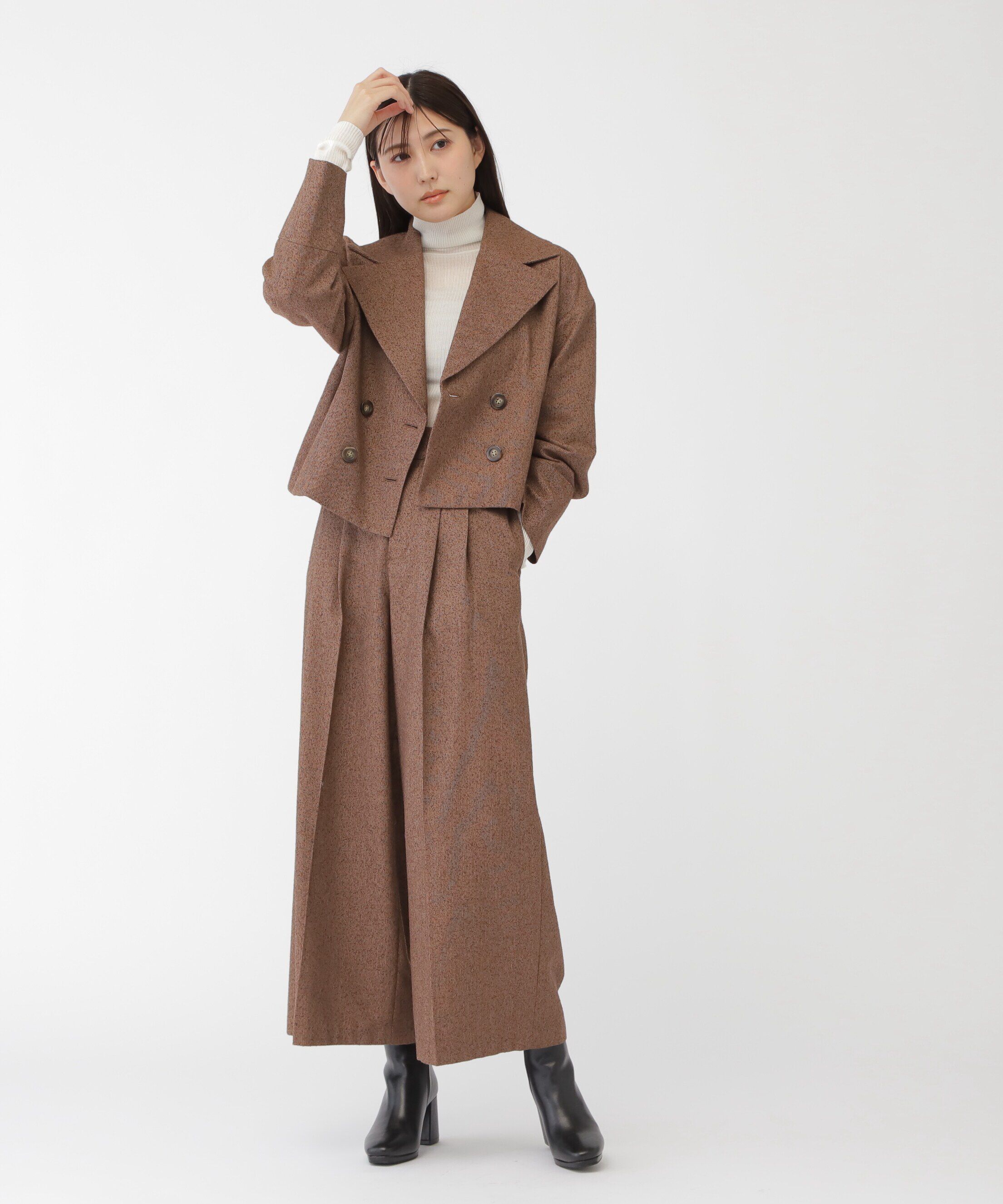  「ネップツイードビッグカラージャケット」|その他|