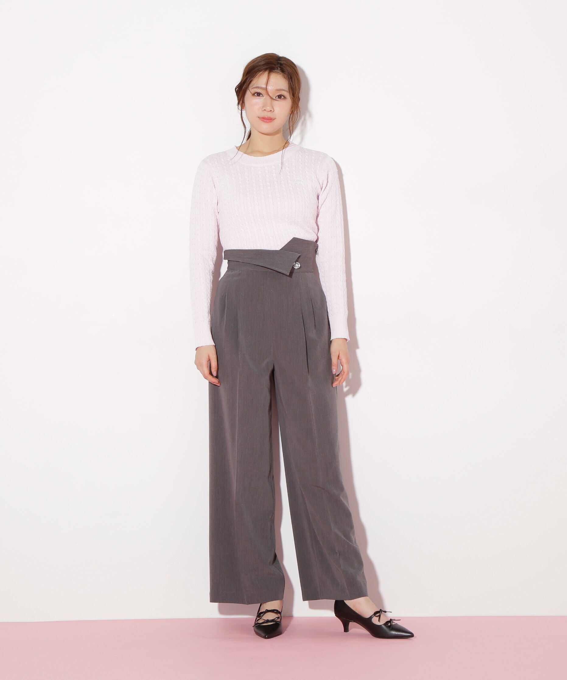  「アシメウエストメタル釦パンツ」|その他|