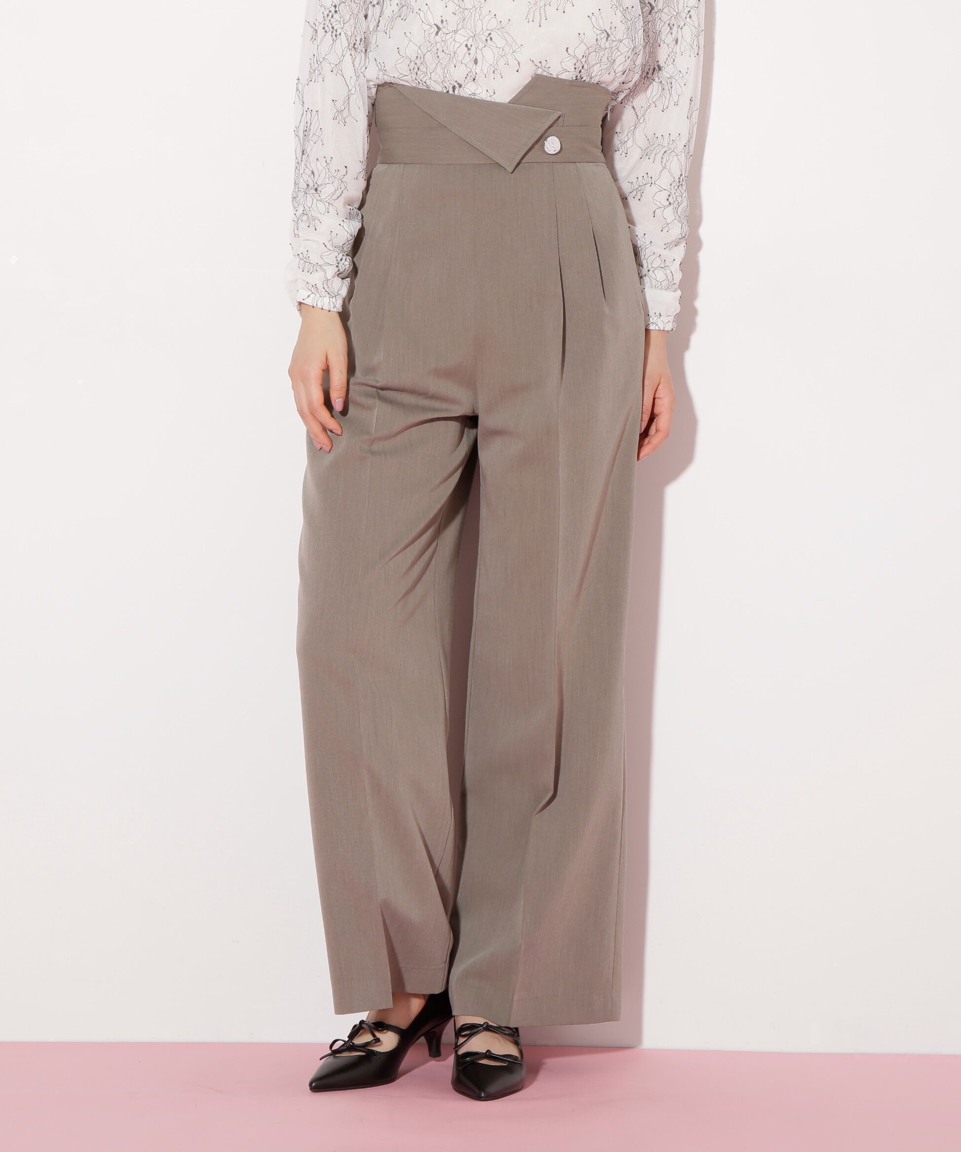  「アシメウエストメタル釦パンツ」|その他|