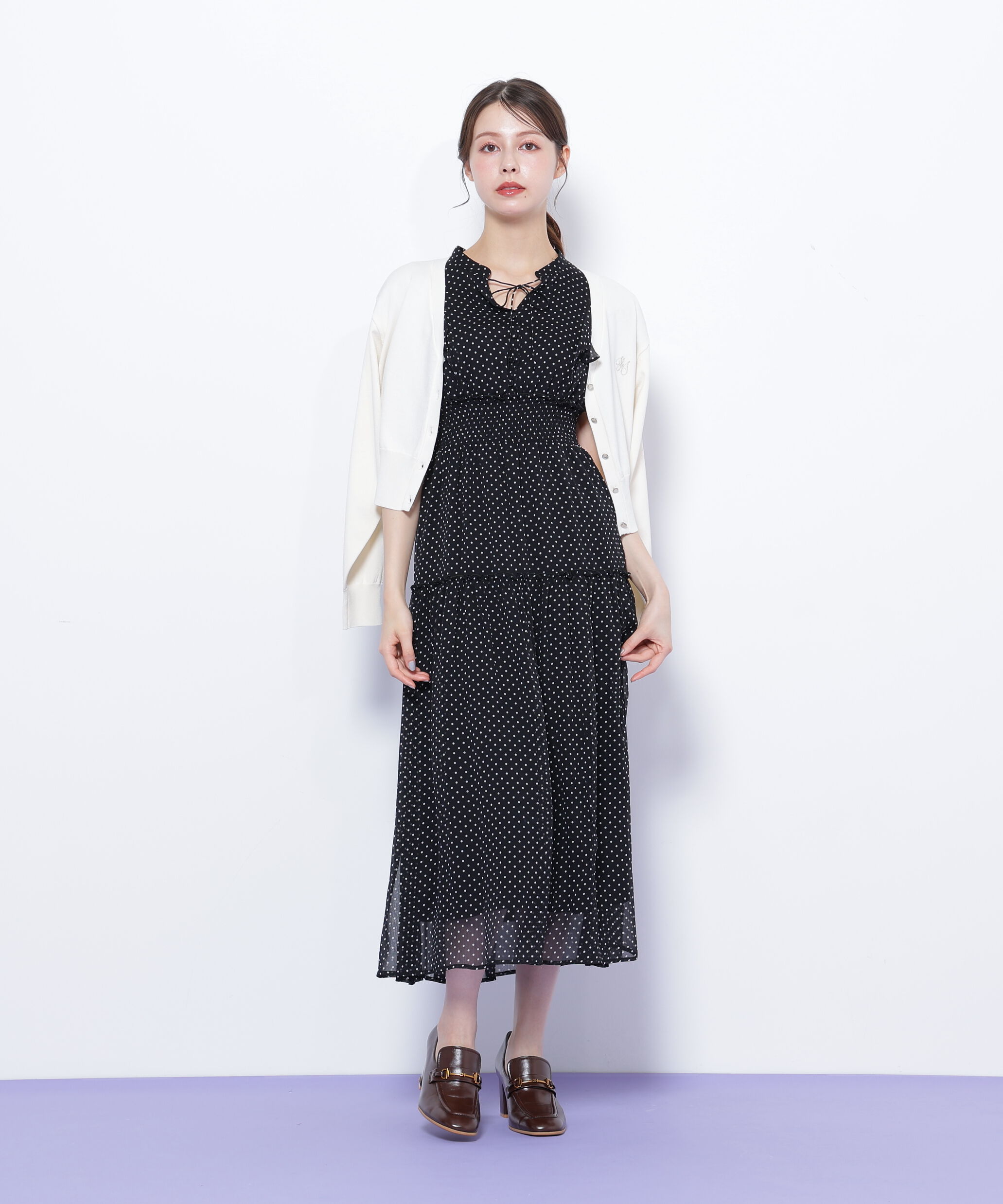  「UV＆ウォッシャブルカーディガン」|ニット・セーター|