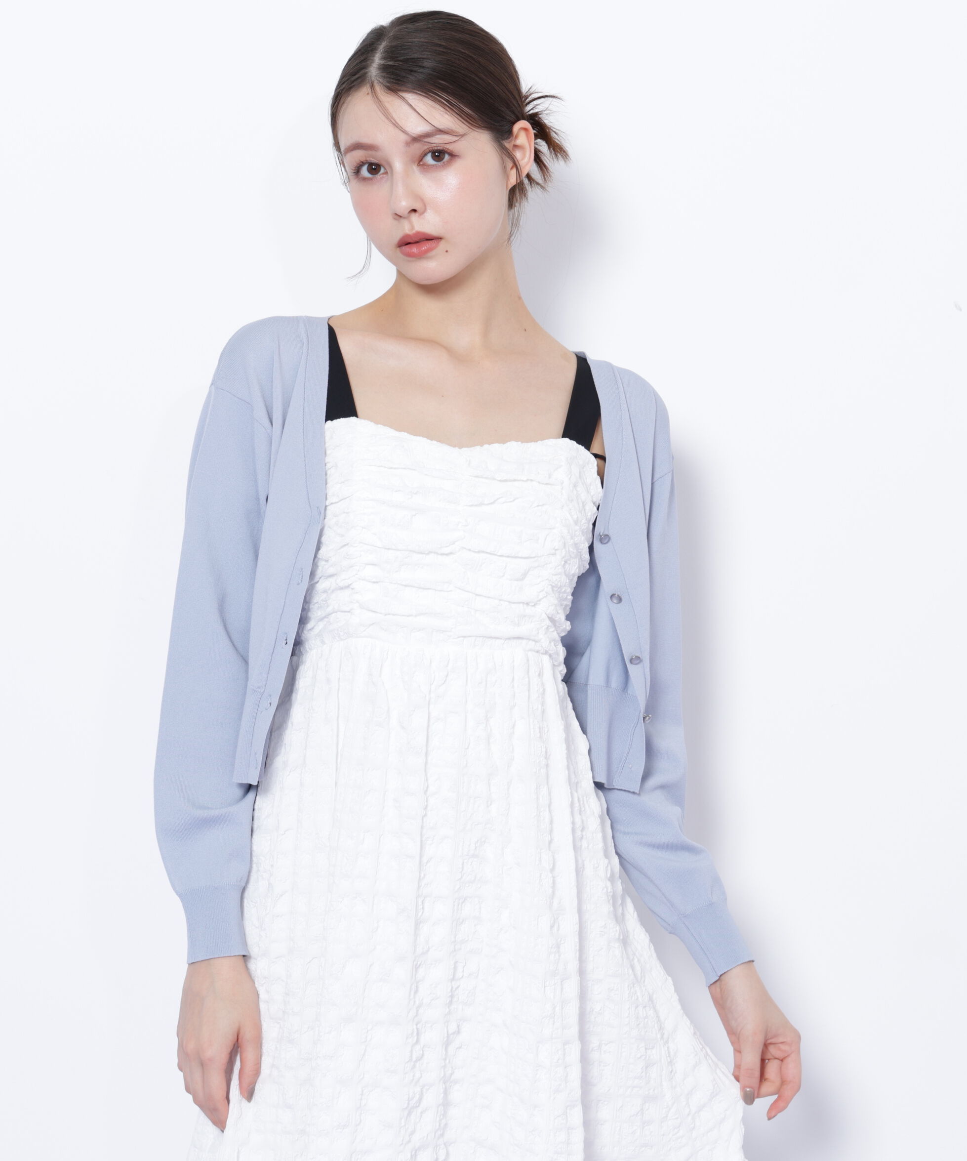  「UV＆ウォッシャブルカーディガン」|ニット・セーター|