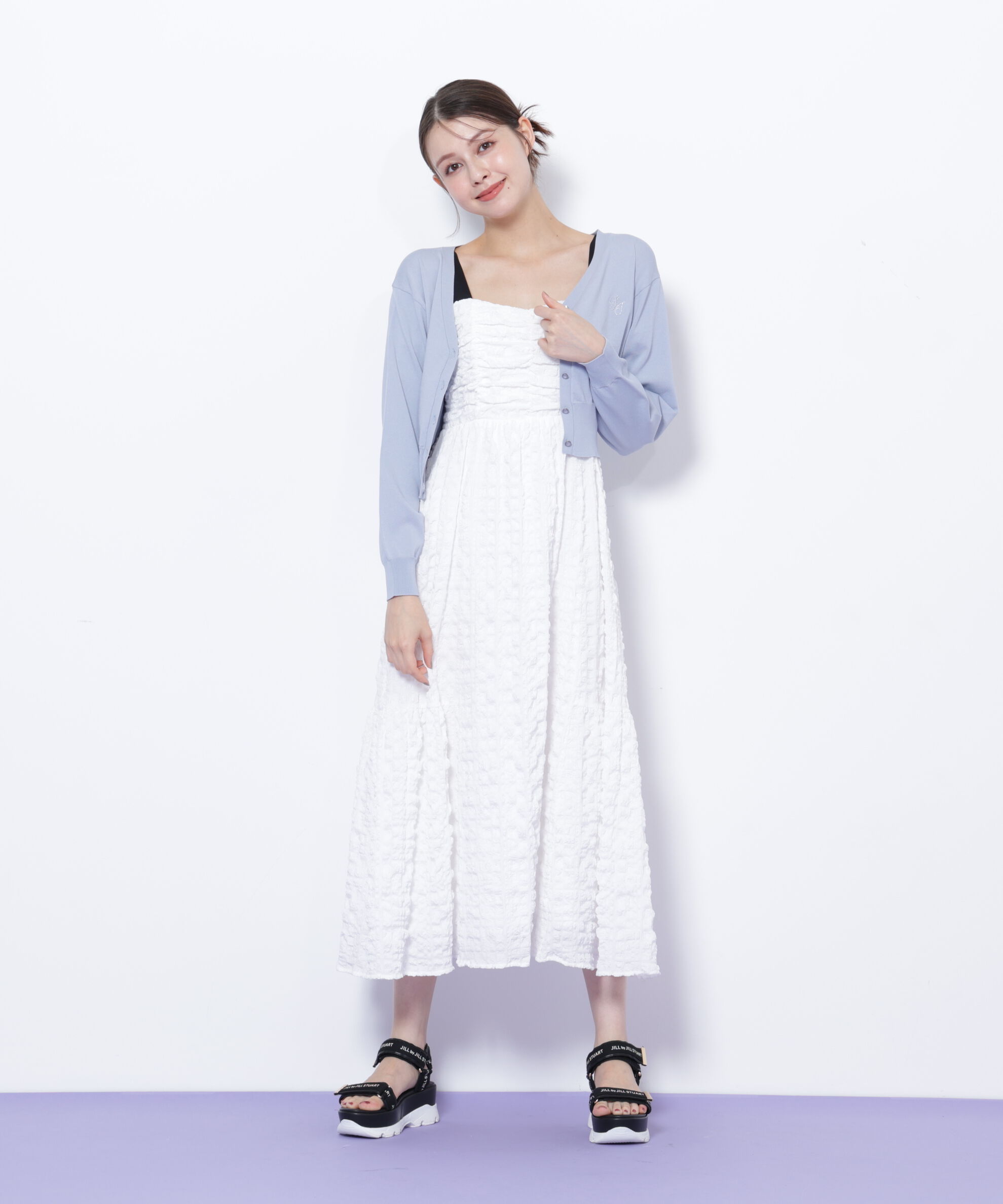  「UV＆ウォッシャブルカーディガン」|ニット・セーター|