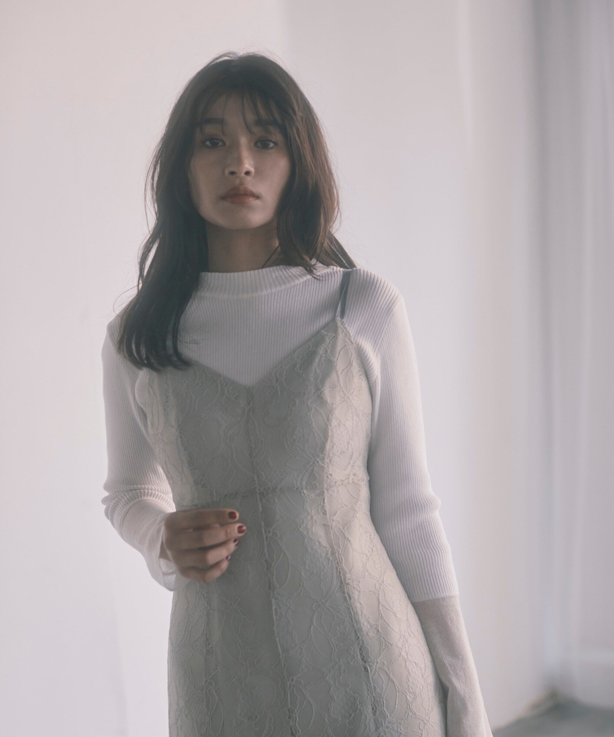 PROPORTION BODY DRESSING「《EDIT COLOGNE》マーメイドレースキャミワンピース WEB限定 24SS」|ワンピース|