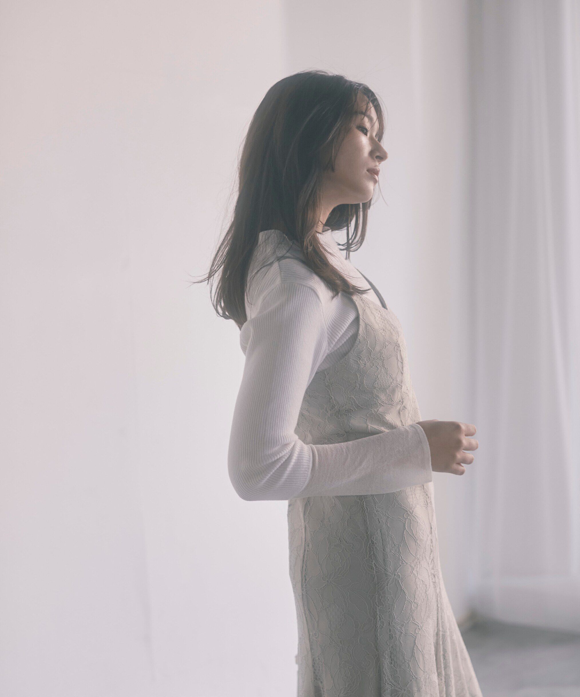 PROPORTION BODY DRESSING「《EDIT COLOGNE》マーメイドレースキャミワンピース WEB限定 24SS」|ワンピース|