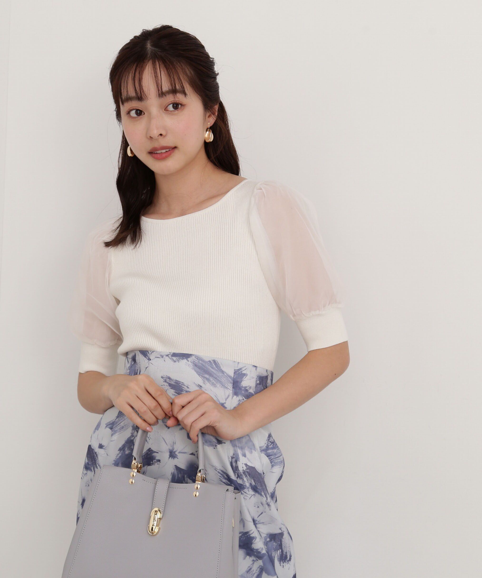 PROPORTION BODY DRESSING「シアーパフニット」|ニット・セーター|