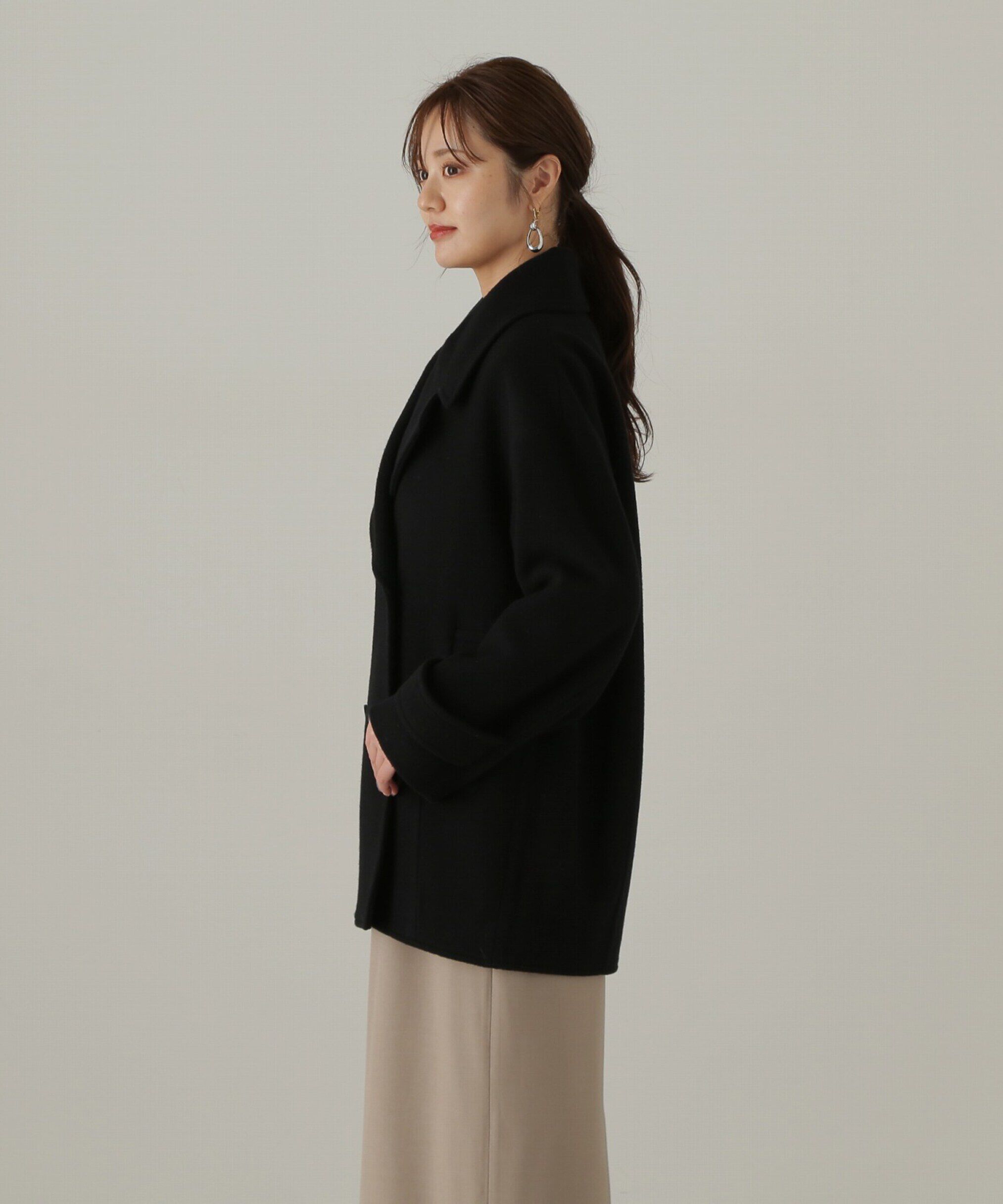 PROPORTION BODY DRESSING「ビッグカラーハーフコート　24AW」|その他|