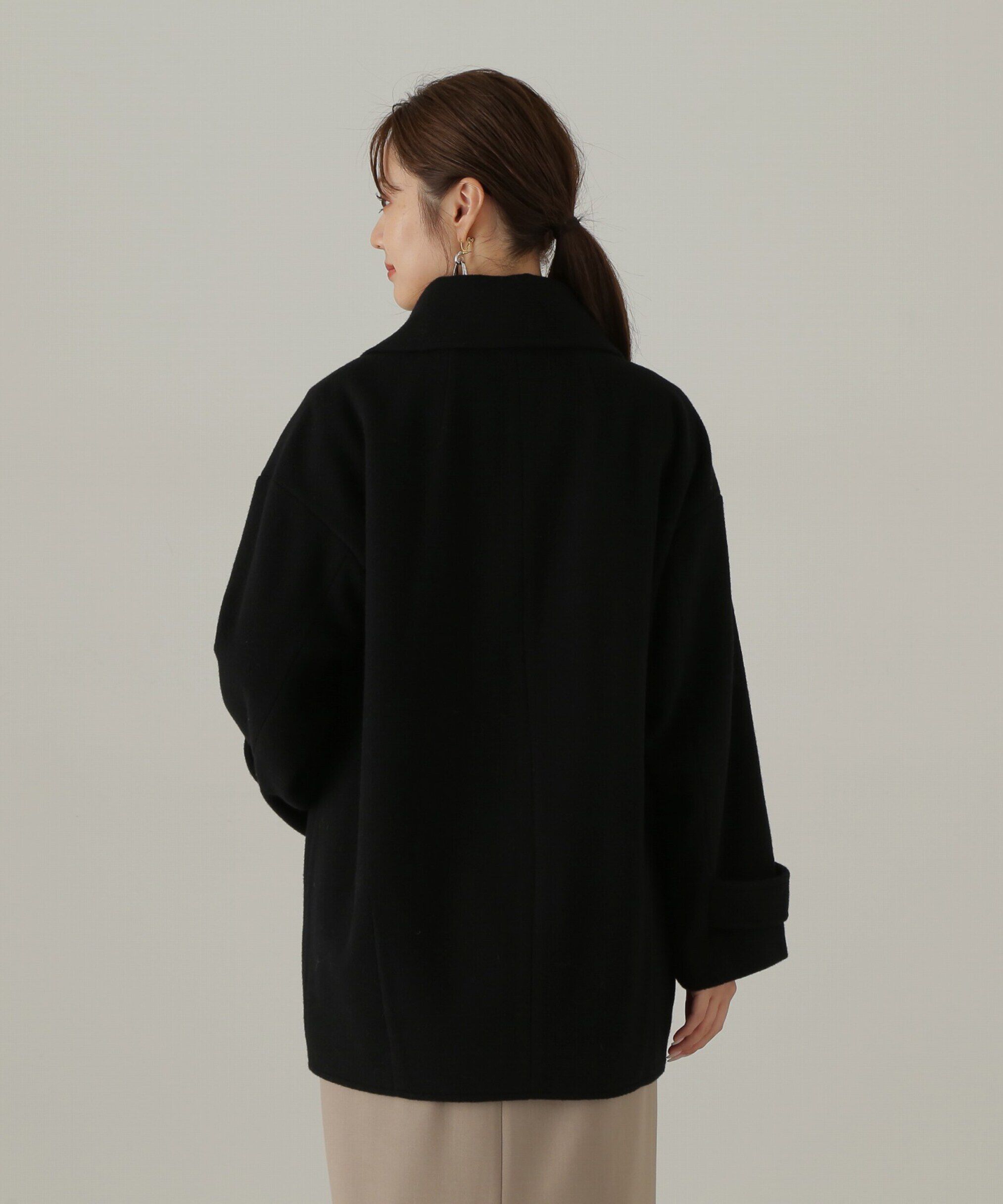 PROPORTION BODY DRESSING「ビッグカラーハーフコート　24AW」|その他|