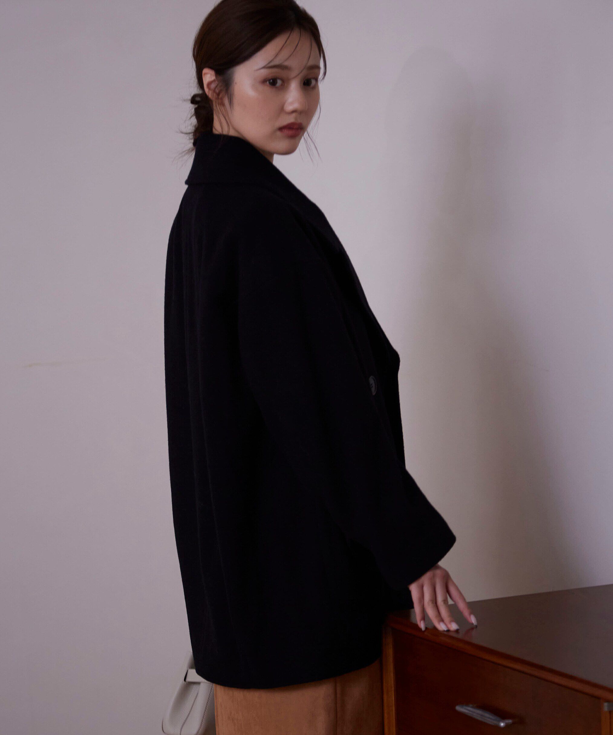 PROPORTION BODY DRESSING「ビッグカラーハーフコート　24AW」|その他|