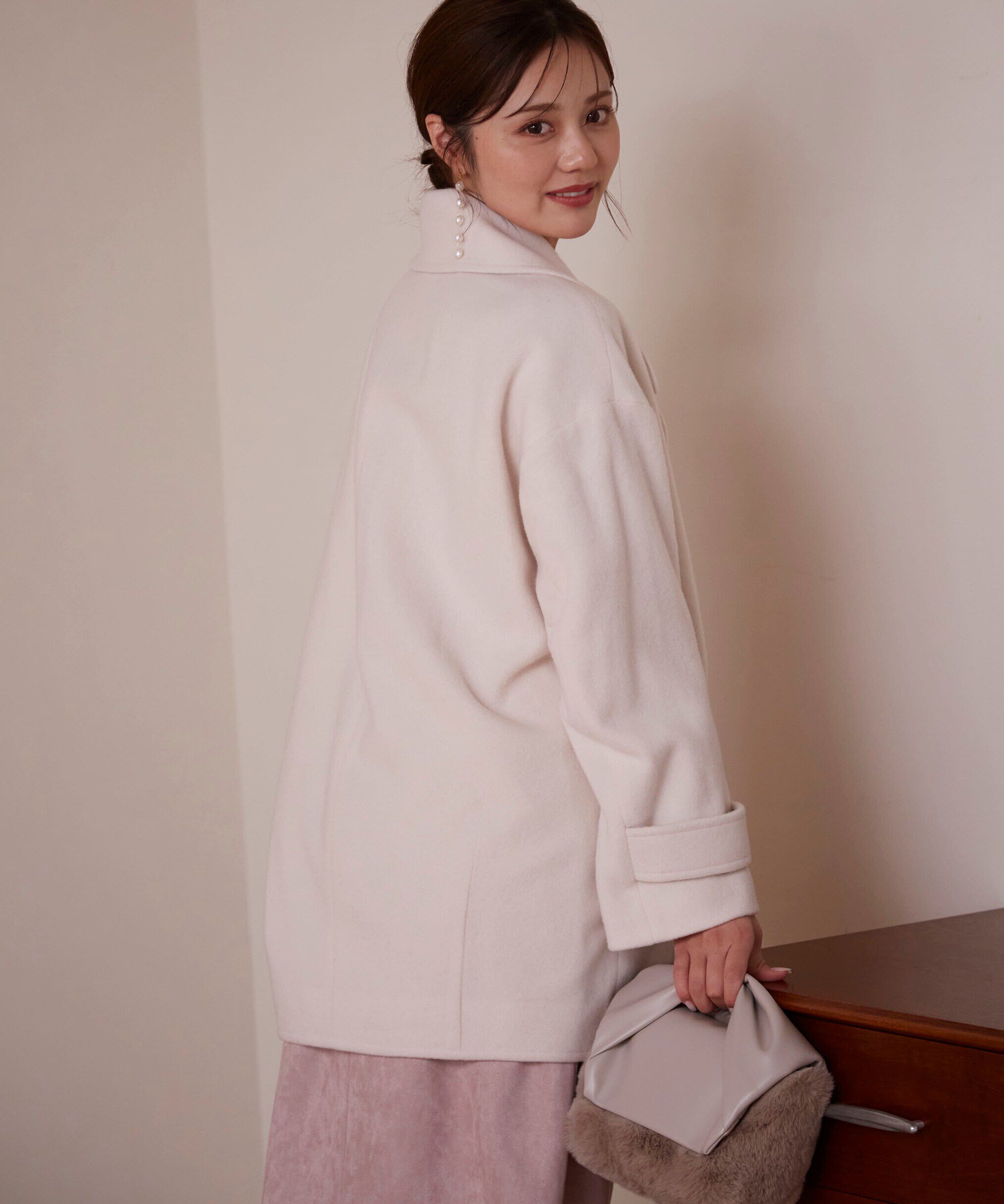 PROPORTION BODY DRESSING「ビッグカラーハーフコート　24AW」|その他|