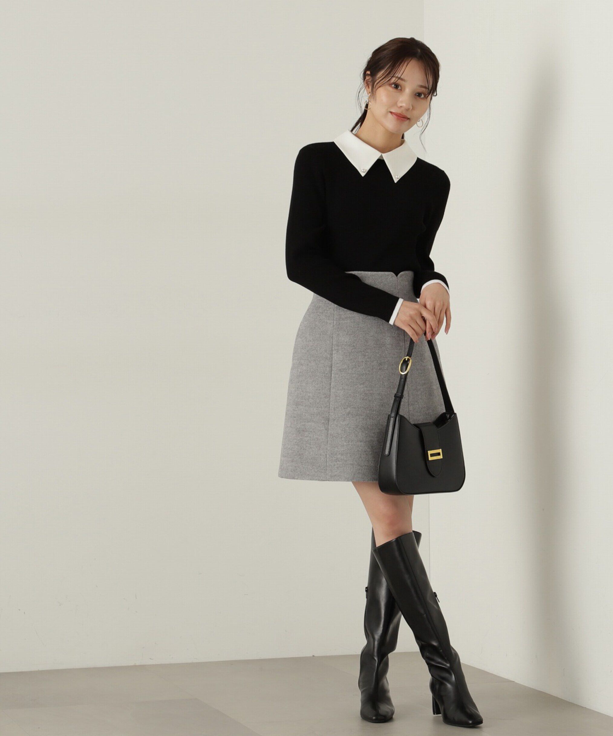 PROPORTION BODY DRESSING「ハイウエストミニスカート」|スカート|