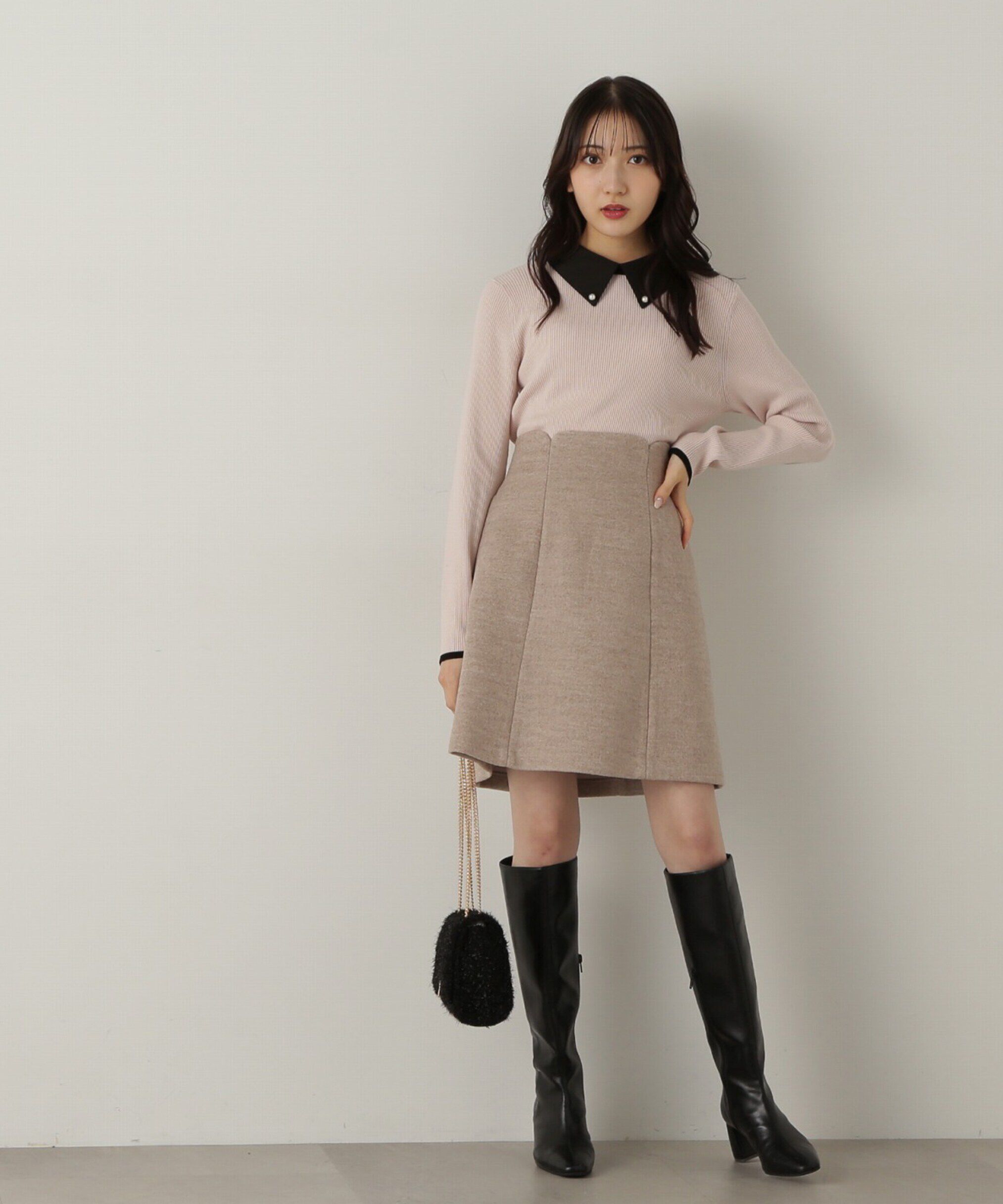 PROPORTION BODY DRESSING「ハイウエストミニスカート」|スカート|