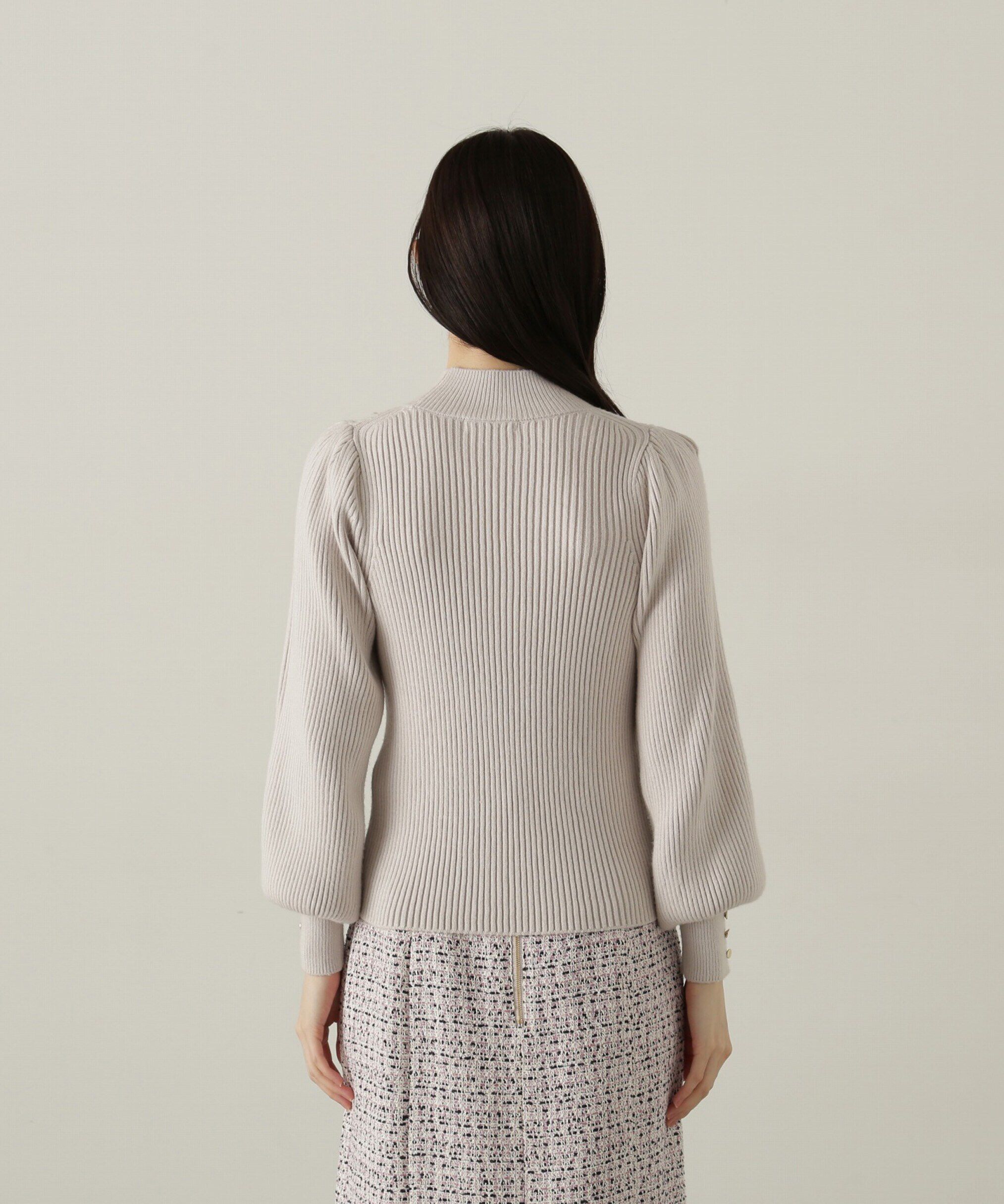 PROPORTION BODY DRESSING「ハイネックボリュームスリーブニット」|ニット・セーター|