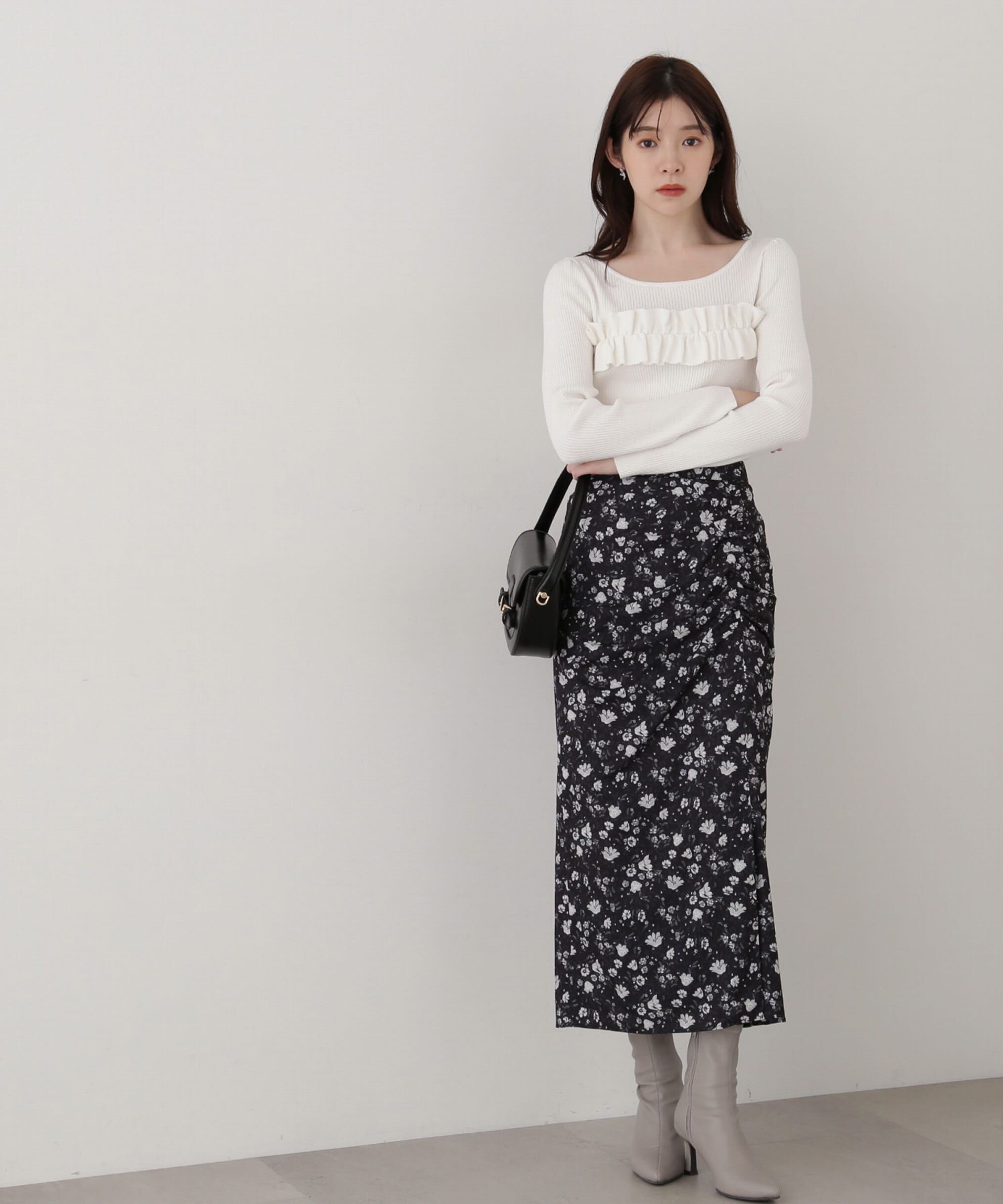 PROPORTION BODY DRESSING「フラワープリントスカート」|スカート|