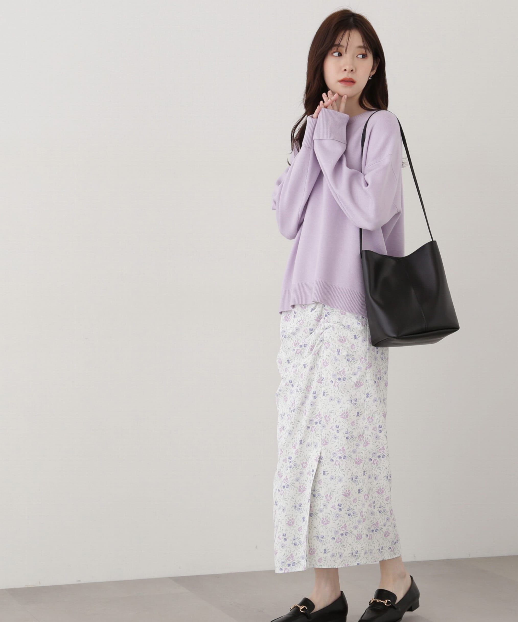 PROPORTION BODY DRESSING「フラワープリントスカート」|スカート|エクリュ1