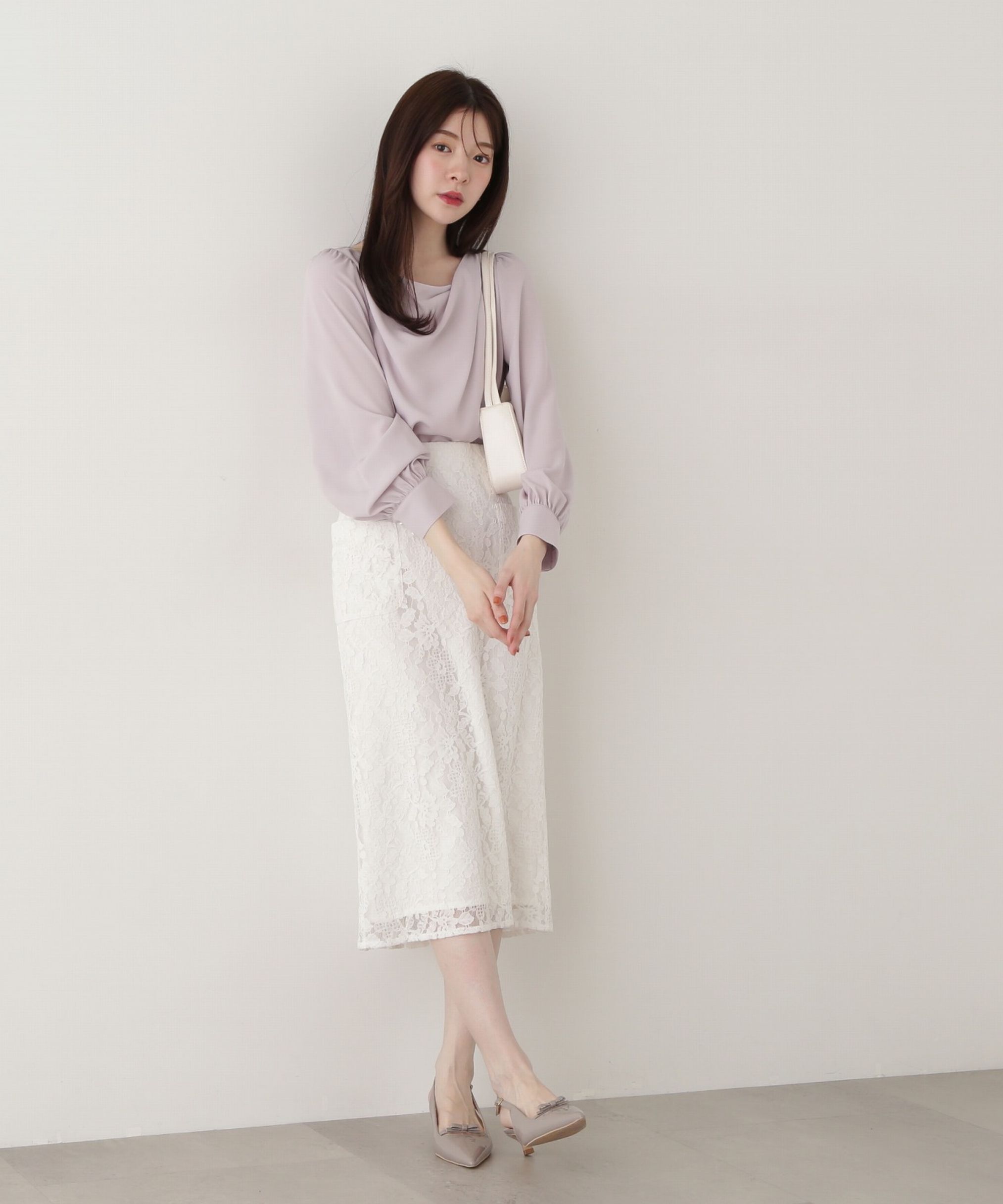 PROPORTION BODY DRESSING「レースタイトスカート」|スカート|