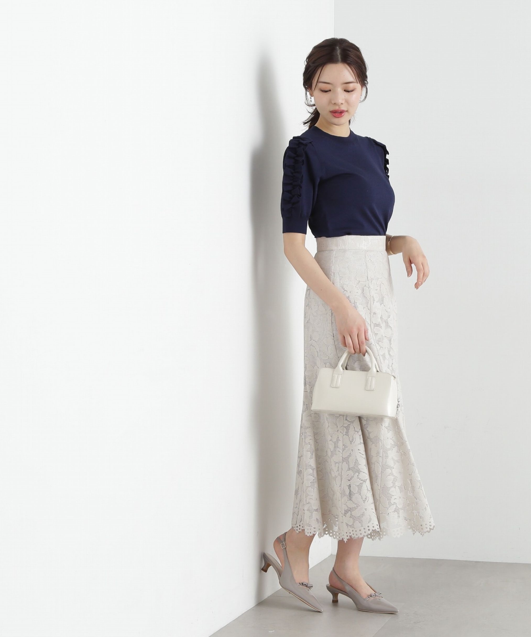 PROPORTION BODY DRESSING「メッシュレースマーメイドスカート」|スカート|