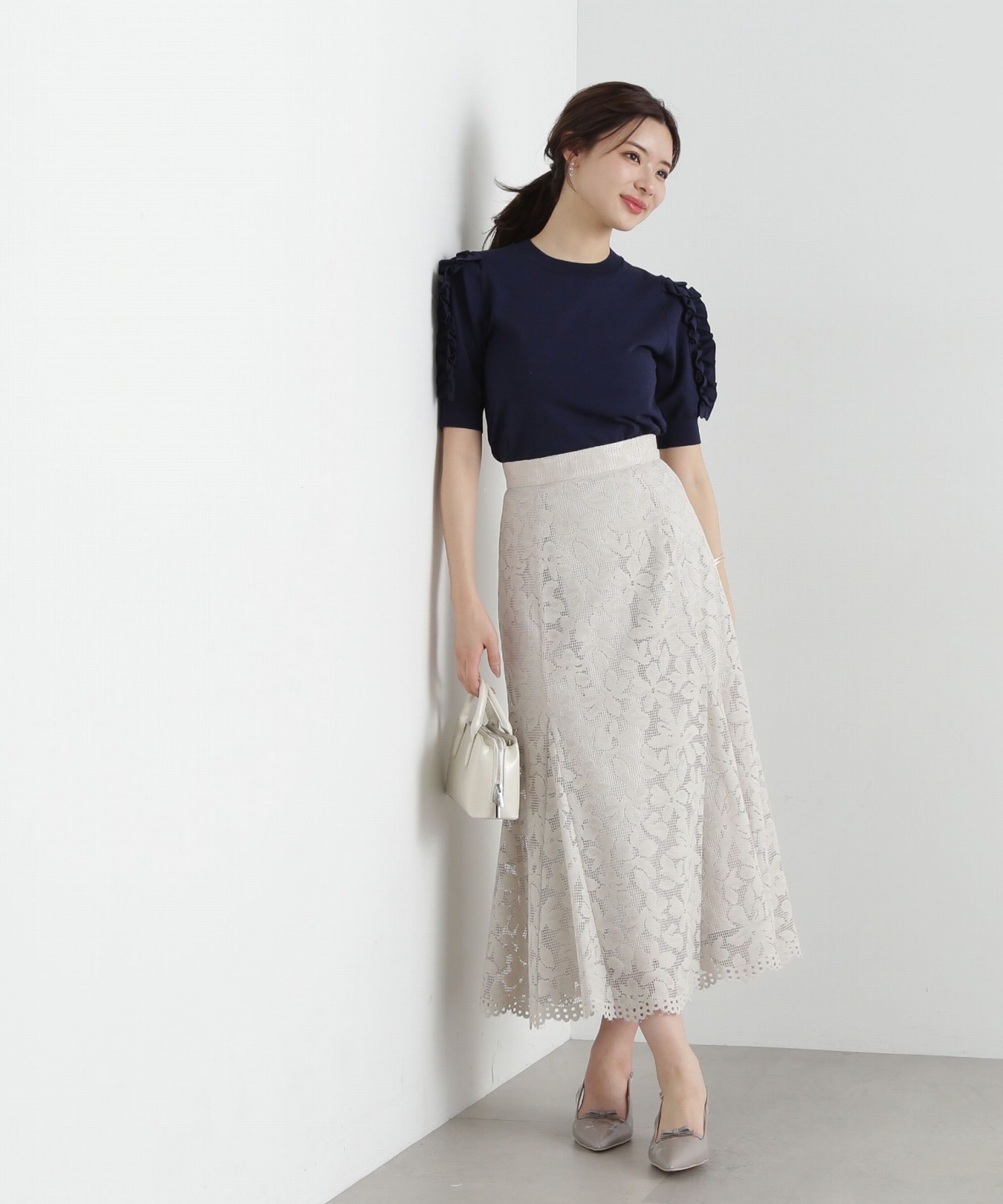 PROPORTION BODY DRESSING「メッシュレースマーメイドスカート」|スカート|