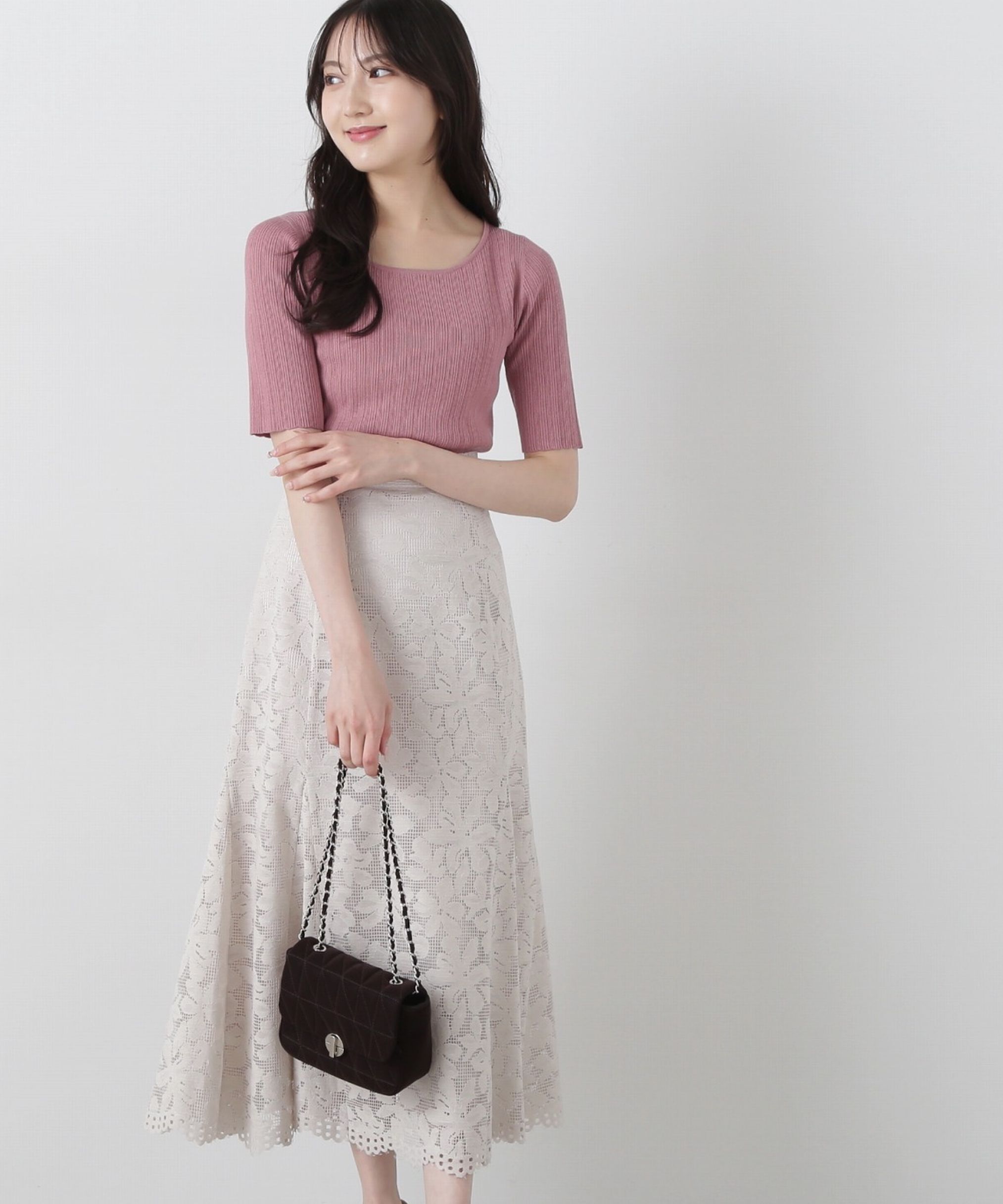 PROPORTION BODY DRESSING「メッシュレースマーメイドスカート」|スカート|