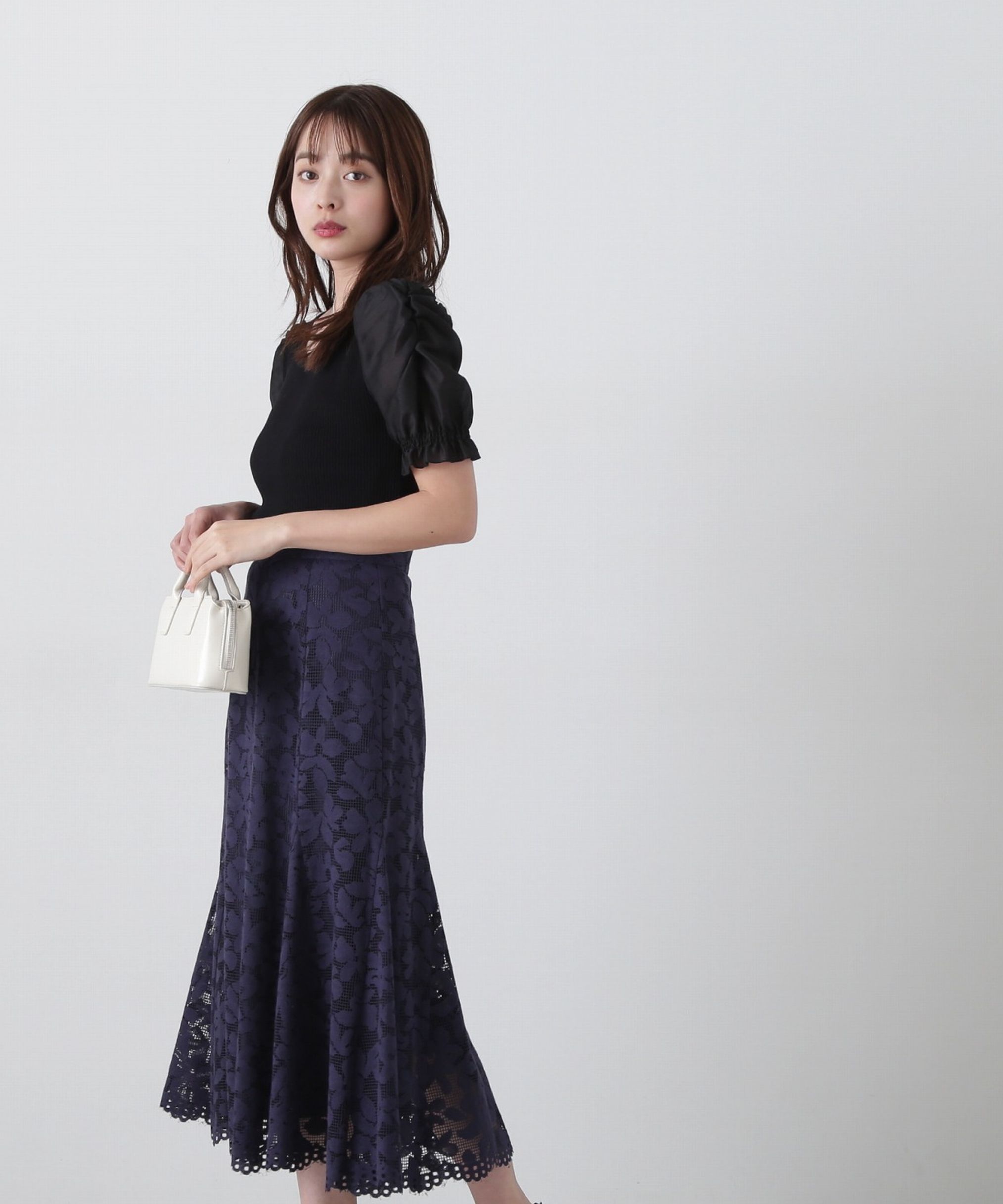 PROPORTION BODY DRESSING「メッシュレースマーメイドスカート」|スカート|