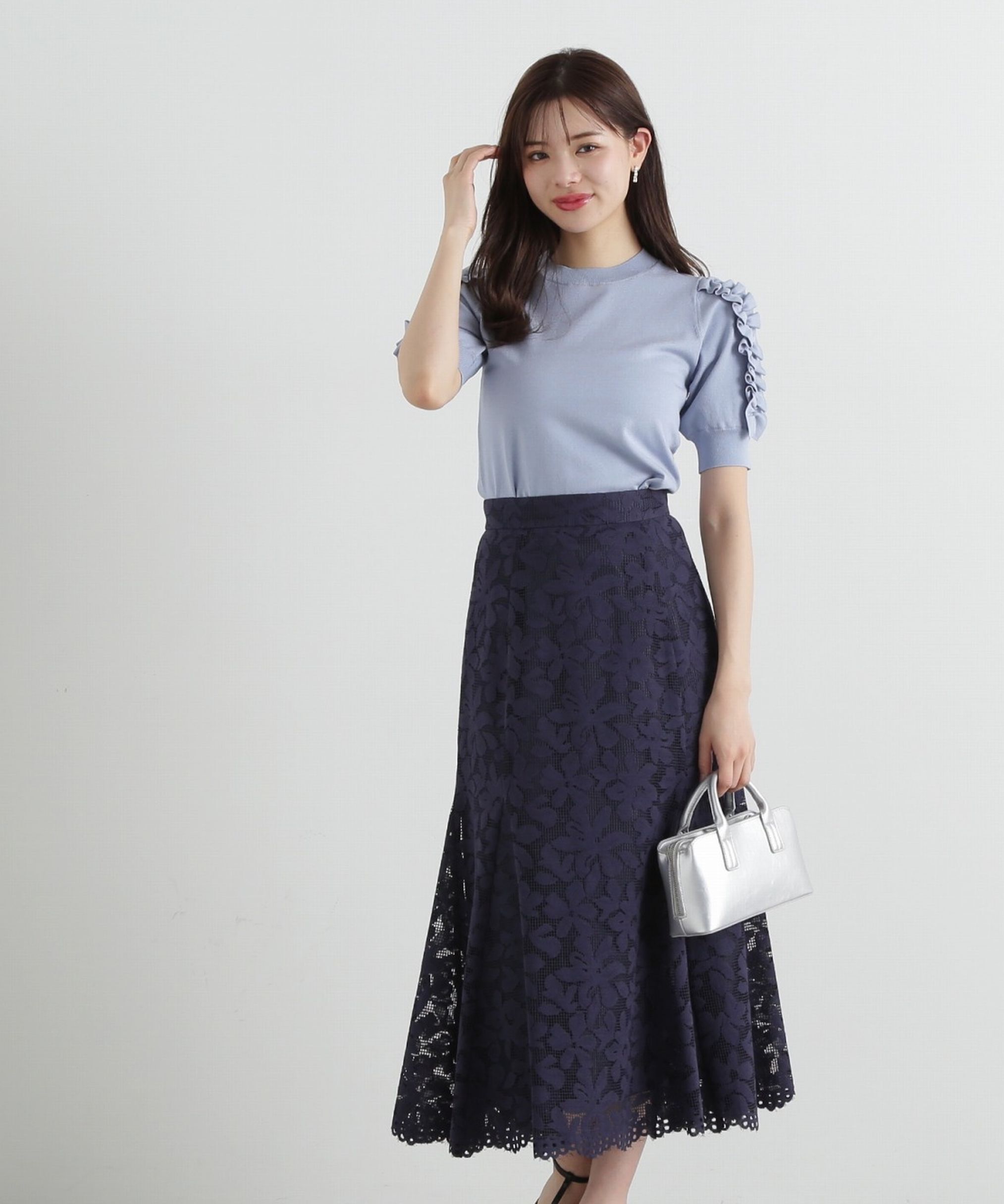 PROPORTION BODY DRESSING「メッシュレースマーメイドスカート」|スカート|