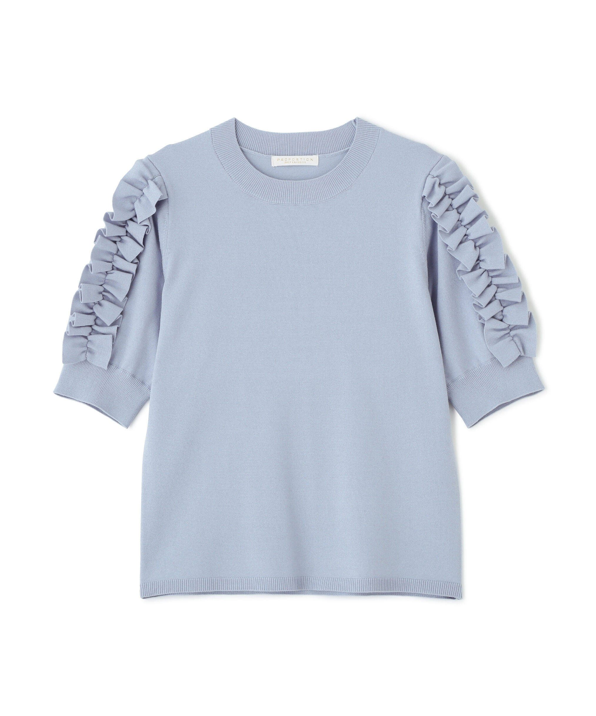 PROPORTION BODY DRESSING「フリルスリーブニット」|ニット・セーター|