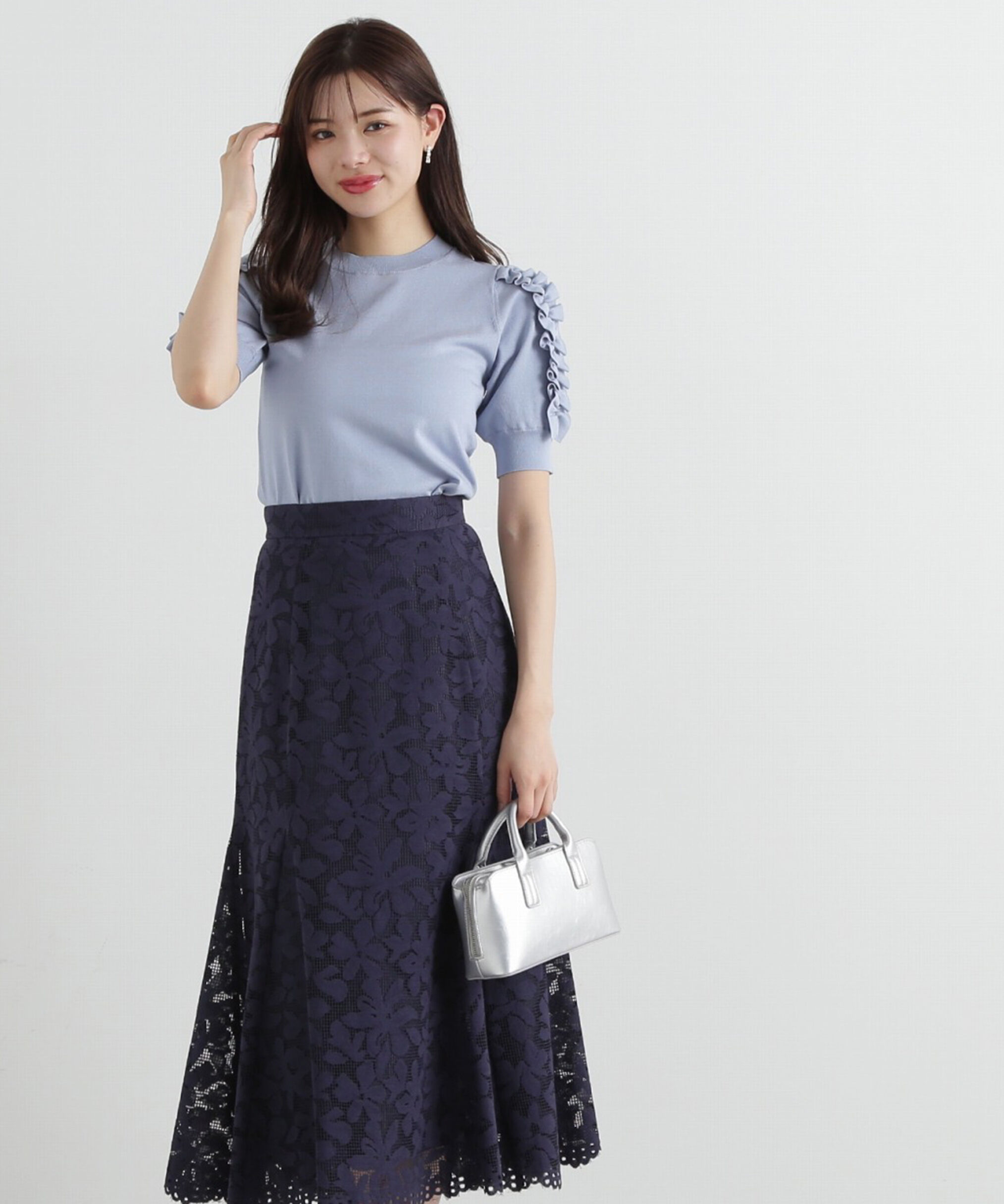 PROPORTION BODY DRESSING「フリルスリーブニット」|ニット・セーター|