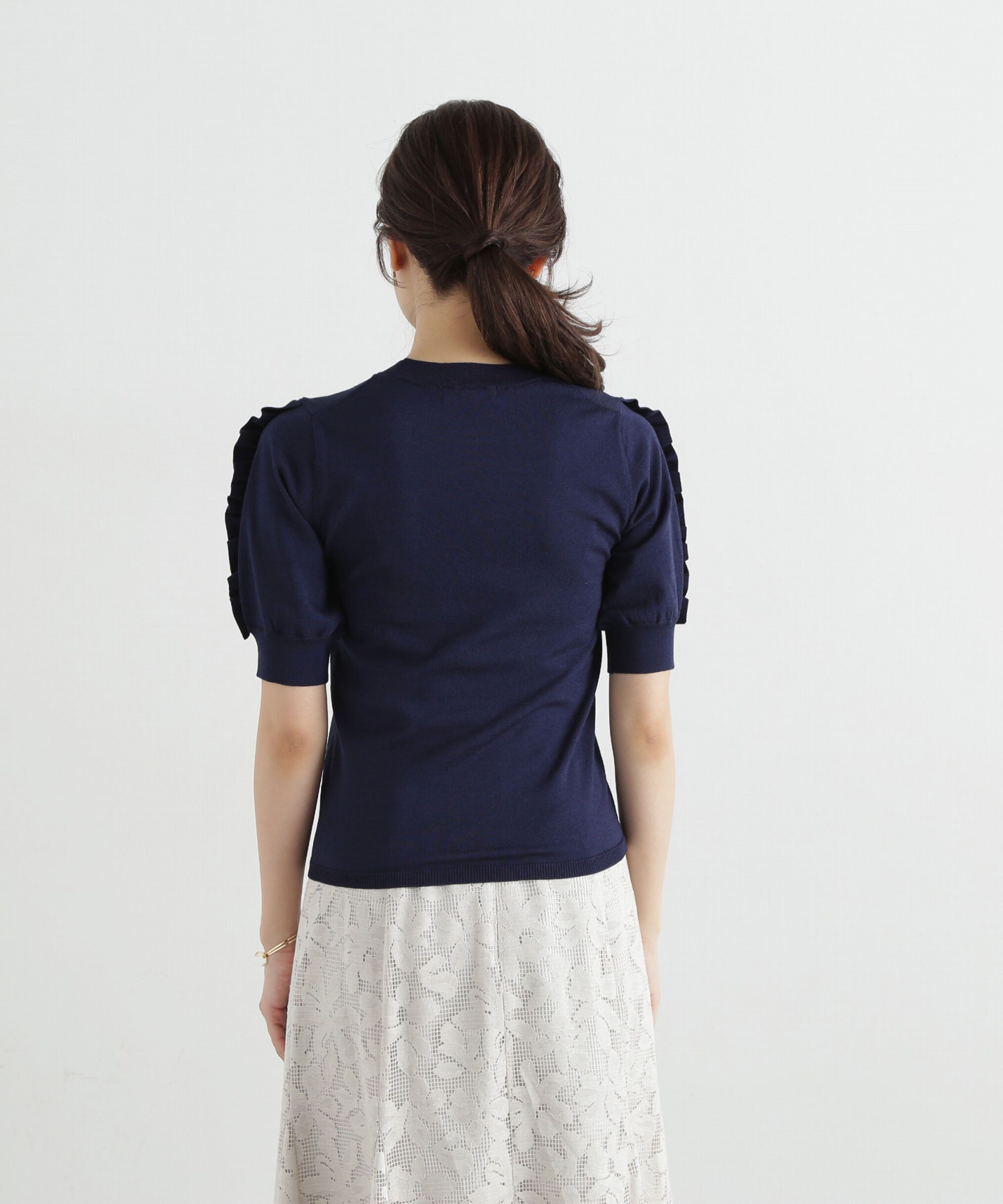 PROPORTION BODY DRESSING「フリルスリーブニット」|ニット・セーター|