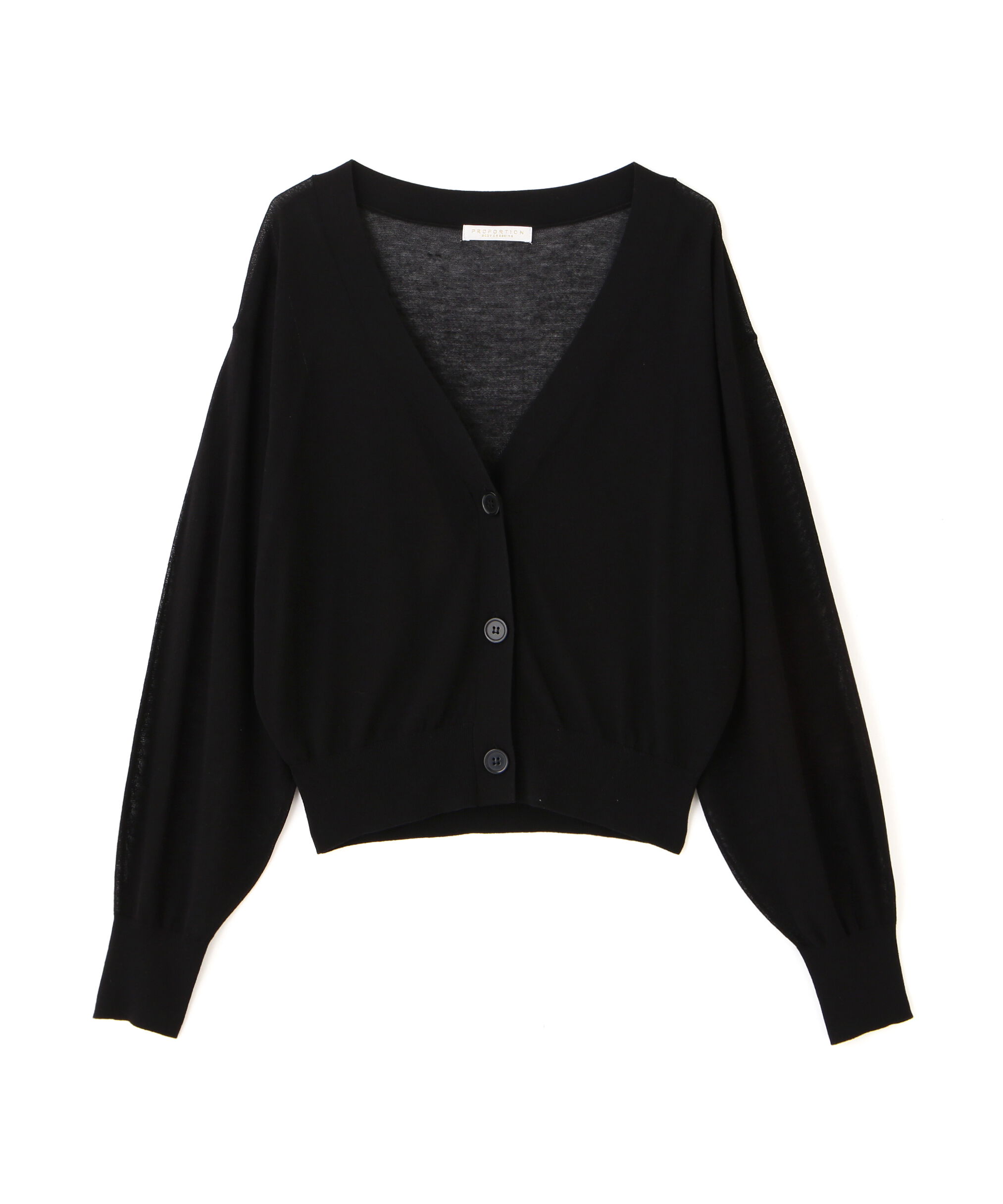 PROPORTION BODY DRESSING「シアーカーディガン」|カーディガン|