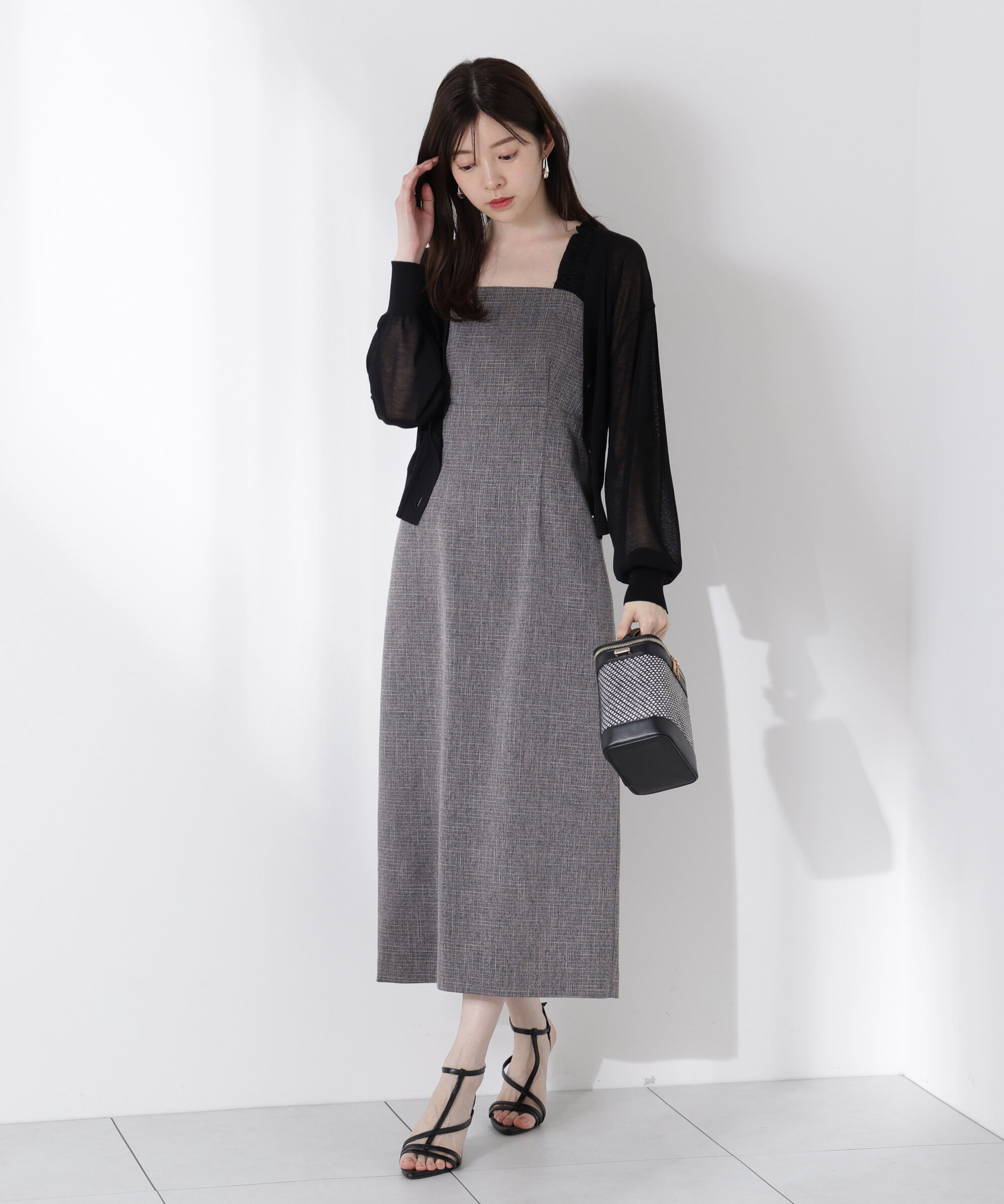 PROPORTION BODY DRESSING「シアーカーディガン」|カーディガン|