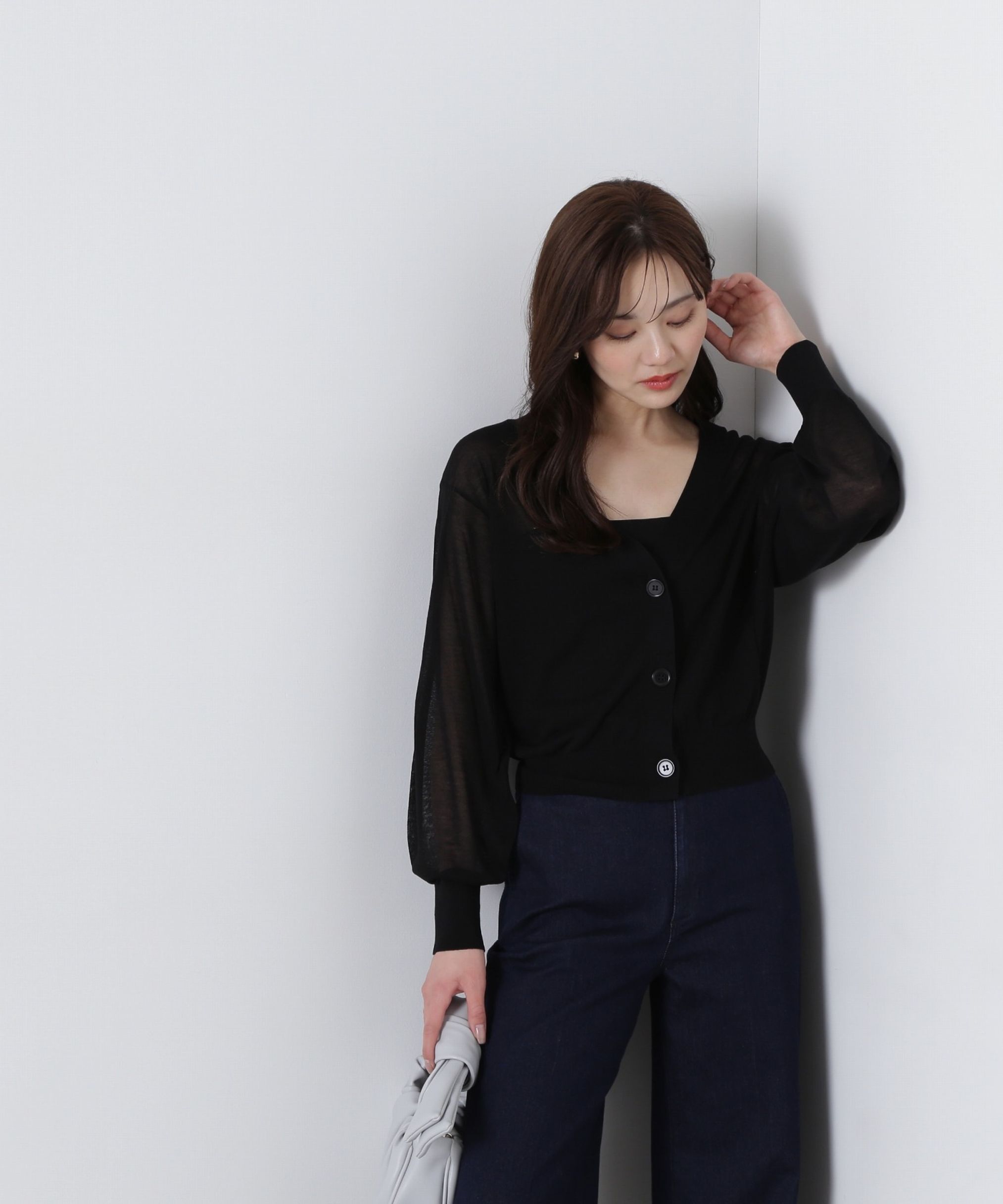 PROPORTION BODY DRESSING「シアーカーディガン」|カーディガン|