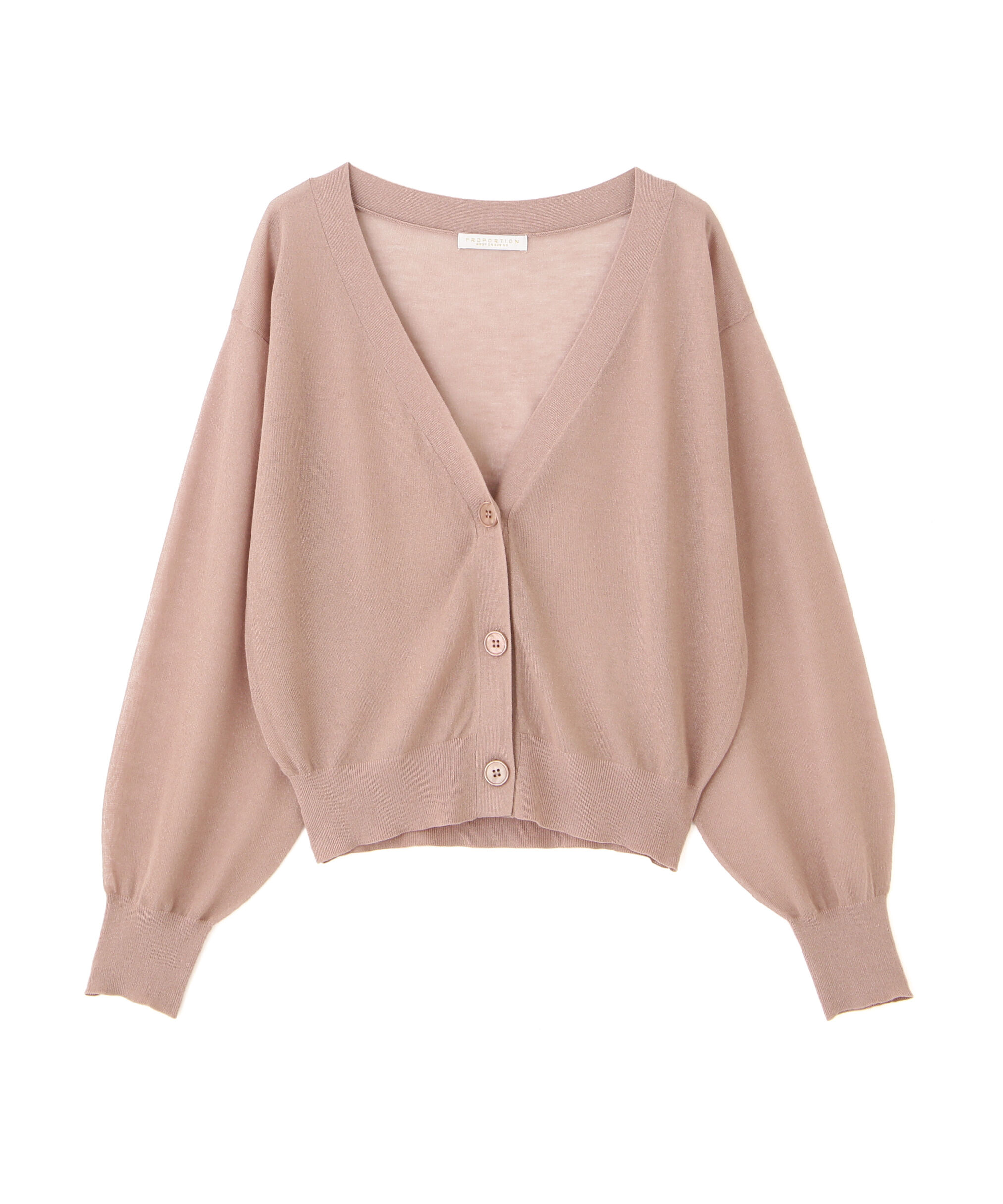PROPORTION BODY DRESSING「シアーカーディガン」|カーディガン|