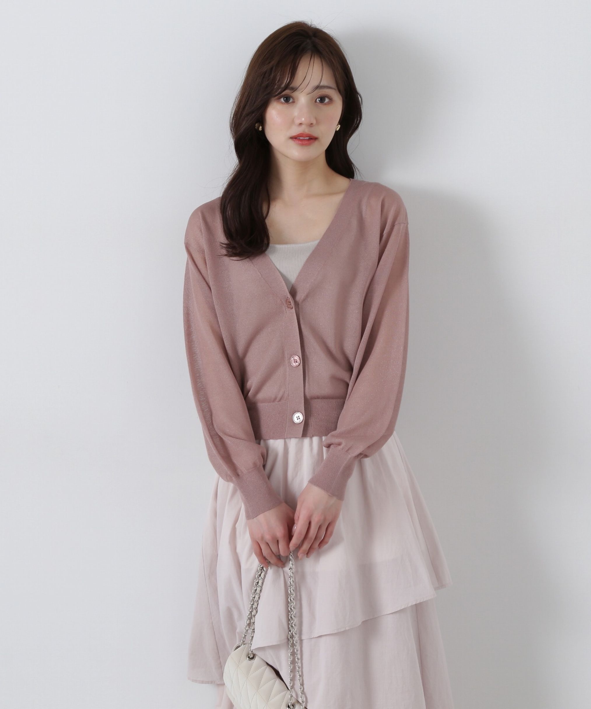 PROPORTION BODY DRESSING「シアーカーディガン」|カーディガン|