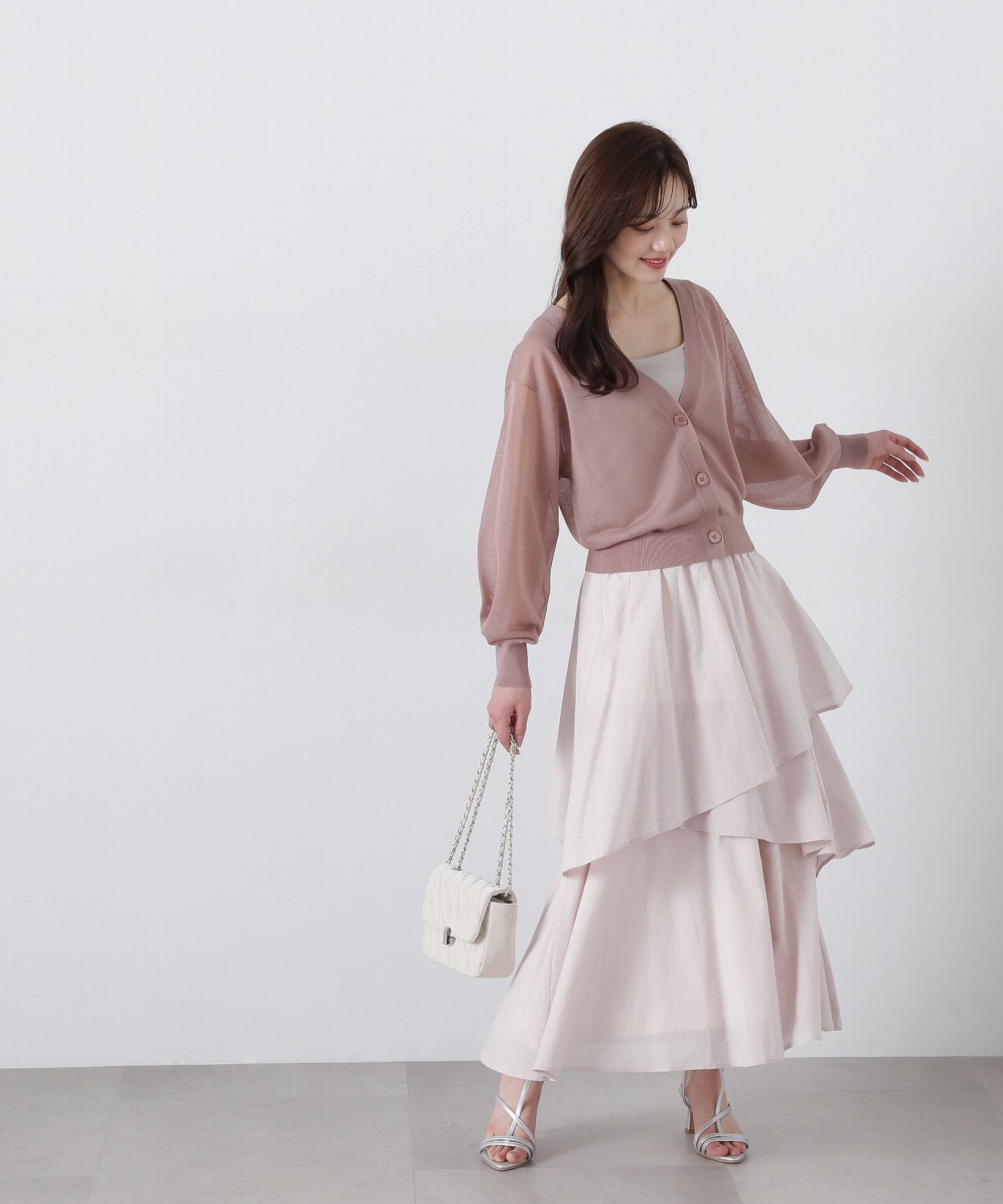 PROPORTION BODY DRESSING「シアーカーディガン」|カーディガン|