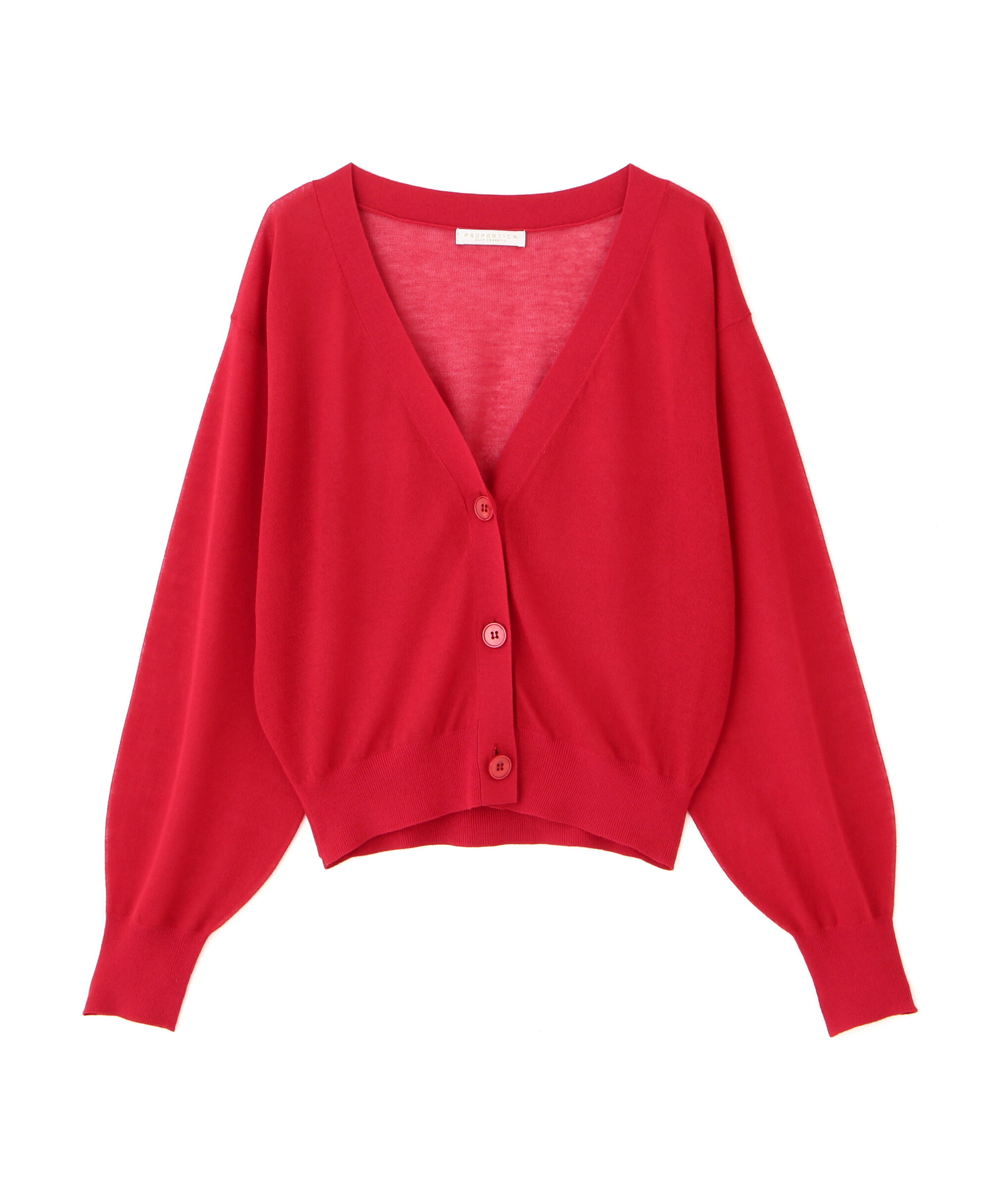 PROPORTION BODY DRESSING「シアーカーディガン」|カーディガン|
