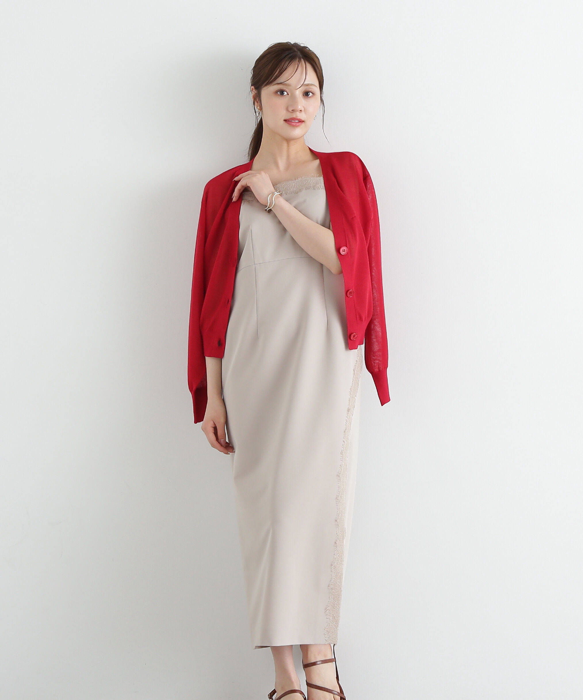 PROPORTION BODY DRESSING「シアーカーディガン」|カーディガン|