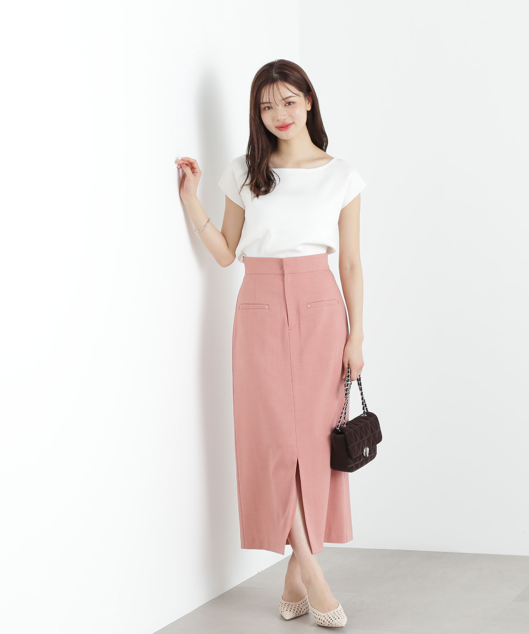 PROPORTION BODY DRESSING「デコルテ総針ニット」|ニット・セーター|