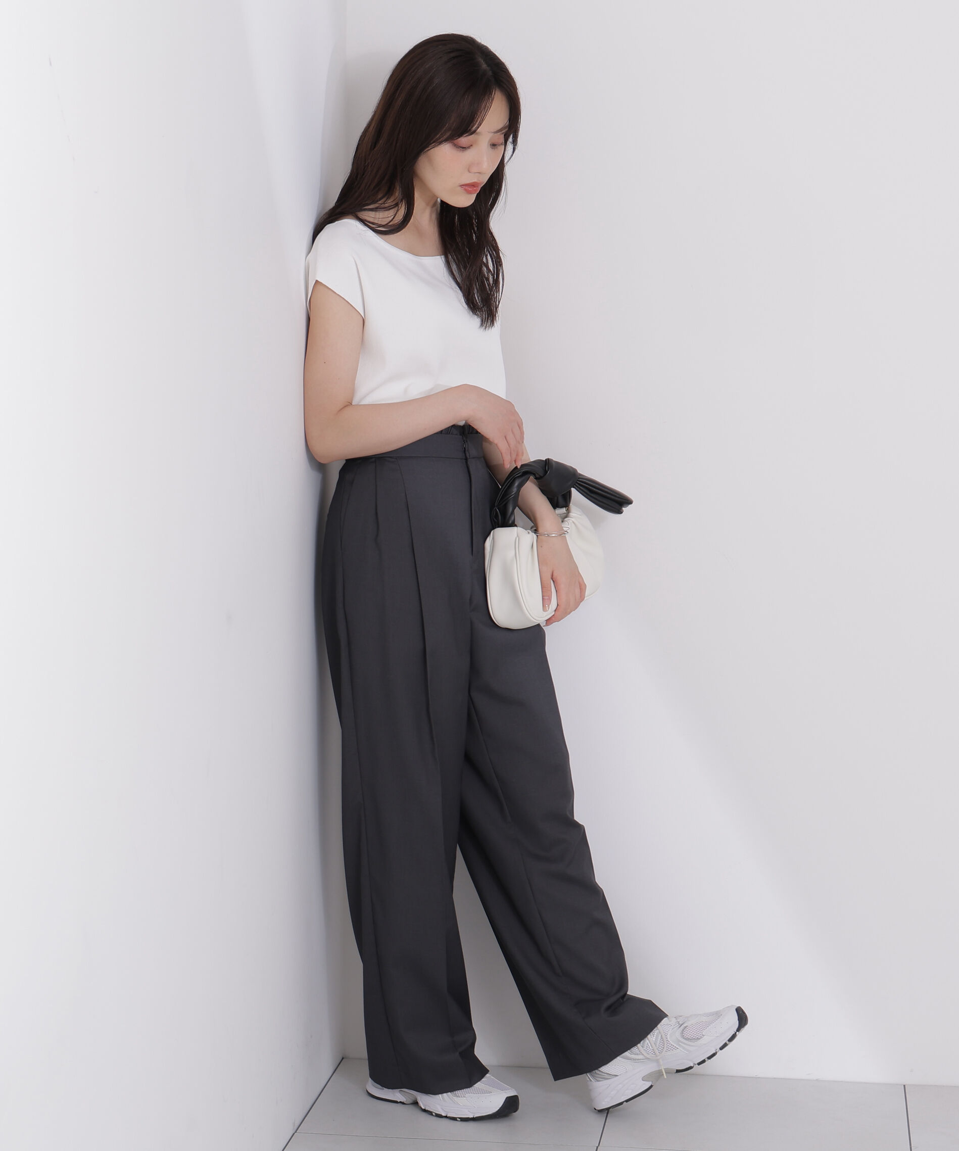 PROPORTION BODY DRESSING「デコルテ総針ニット」|ニット・セーター|