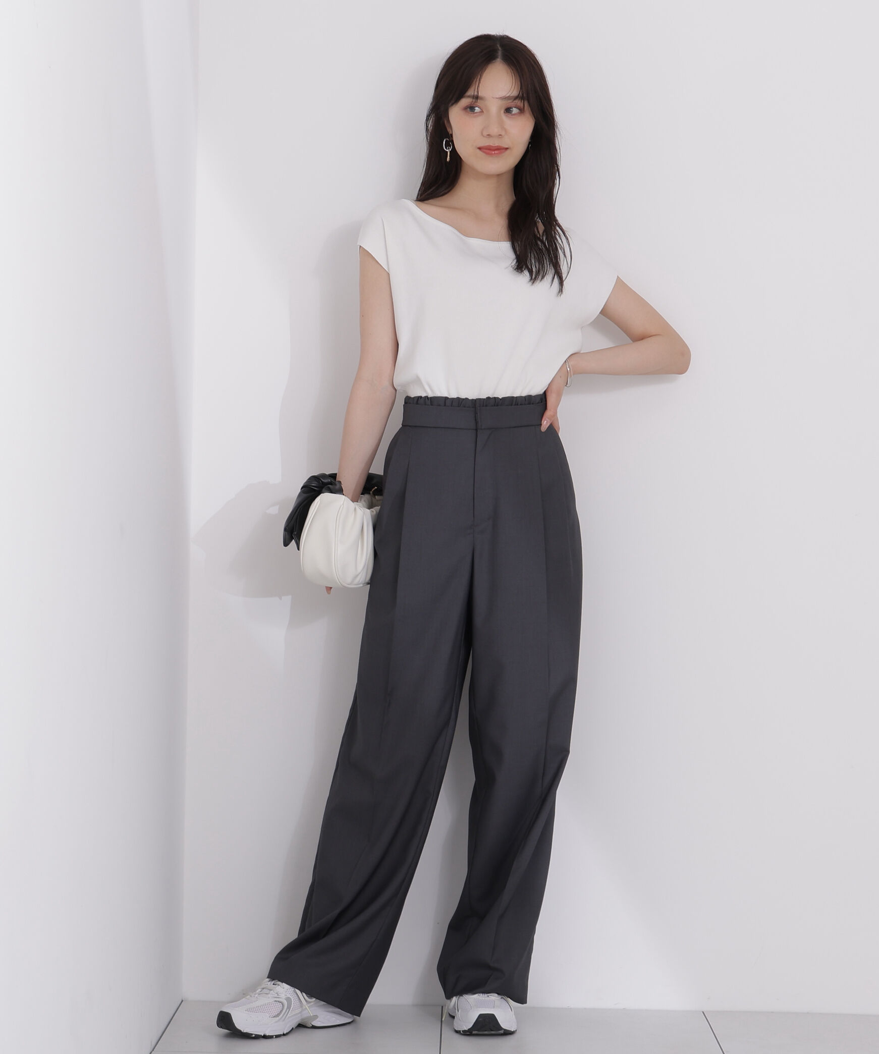 PROPORTION BODY DRESSING「デコルテ総針ニット」|ニット・セーター|