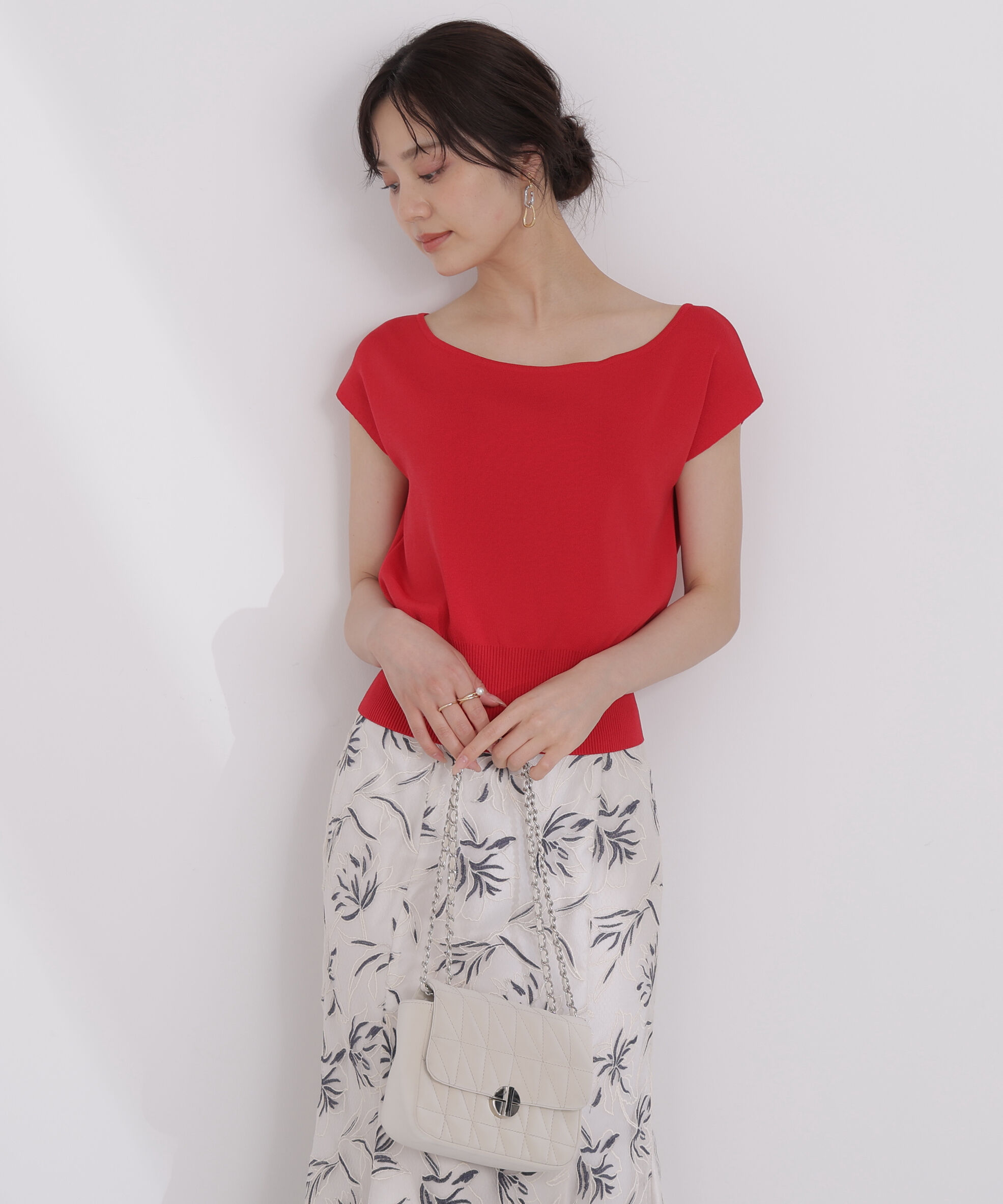 PROPORTION BODY DRESSING「デコルテ総針ニット」|ニット・セーター|