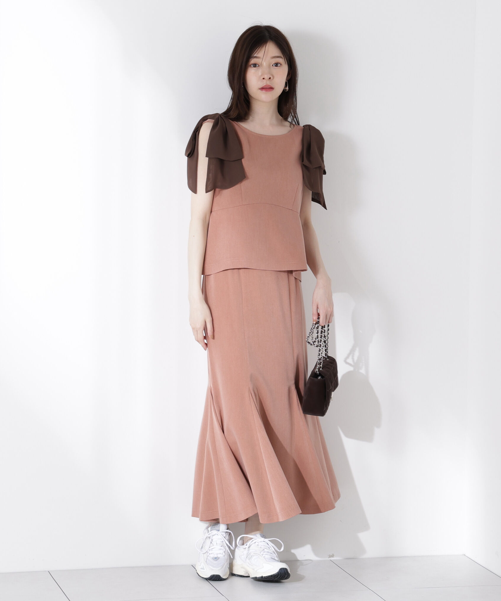 PROPORTION BODY DRESSING「リボン付きマーメイドセットアップ」|ワンピース|